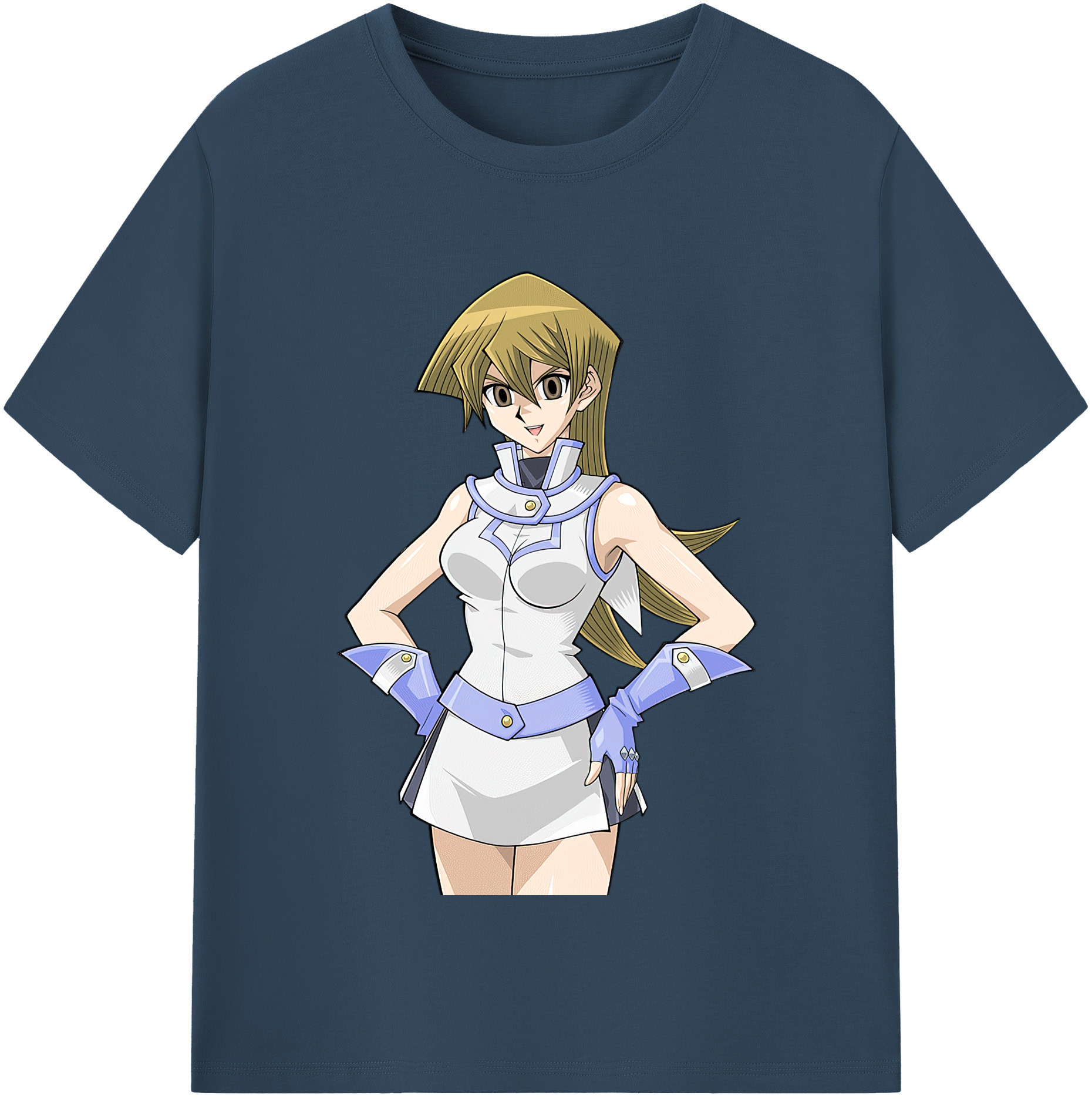 （画像用） 遊☆戯☆王 Yu-Gi-Oh! レディースカジュアルプリントTシャツ（綿100％）
