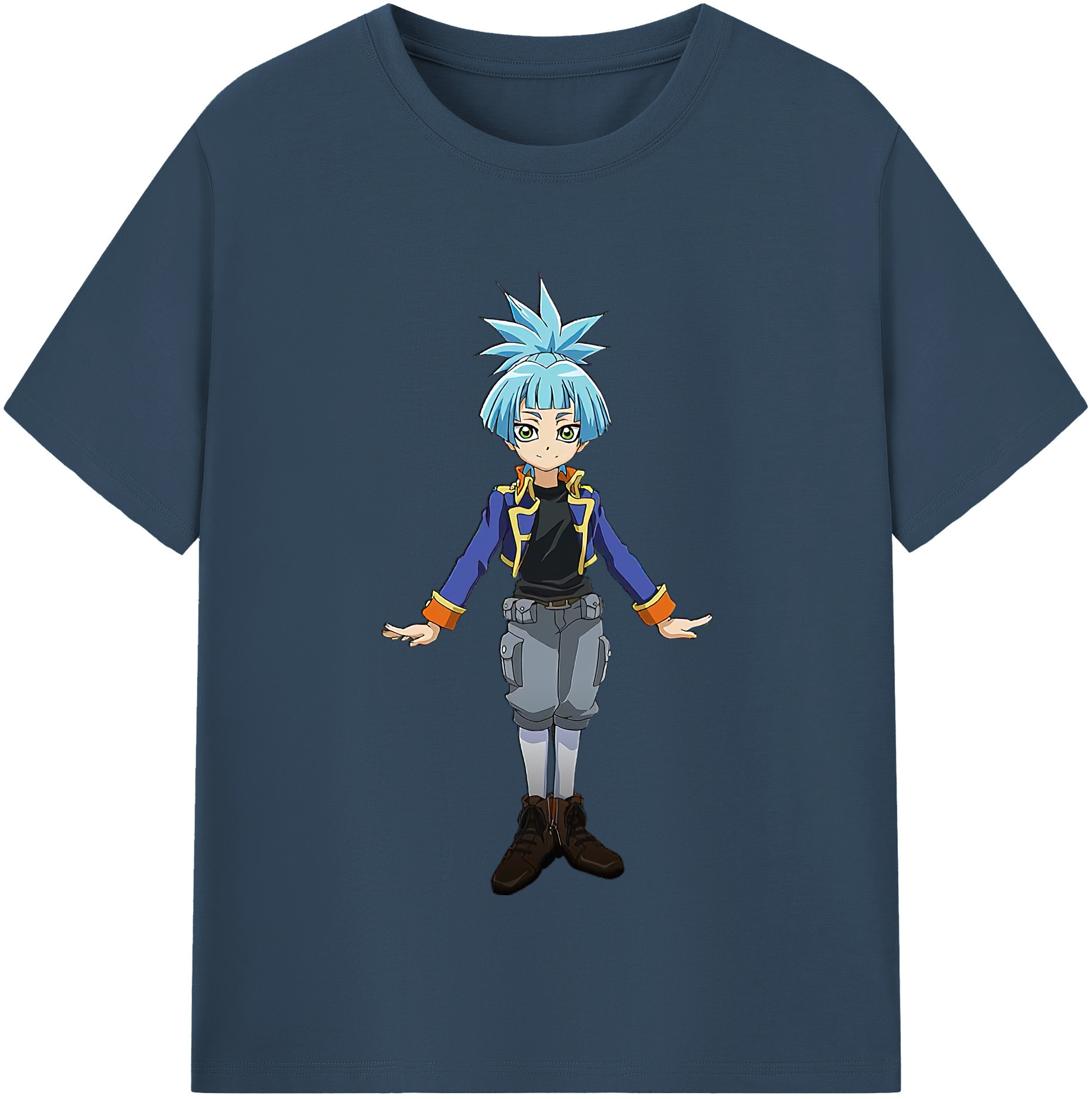 （画像用） 遊☆戯☆王 Yu-Gi-Oh! レディースカジュアルプリントTシャツ（綿100％）