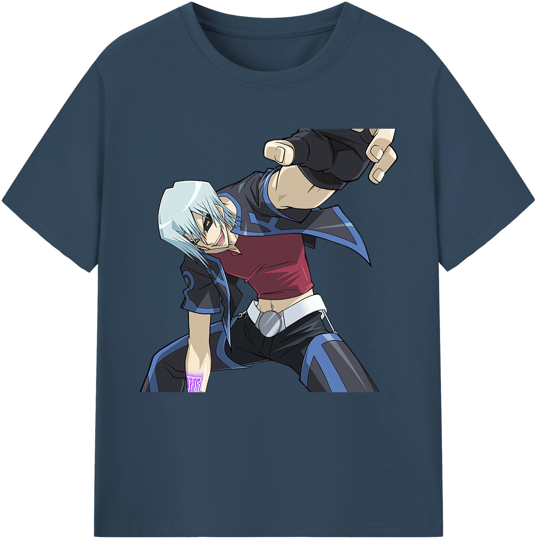 （画像用） 遊☆戯☆王 Yu-Gi-Oh! レディースカジュアルプリントTシャツ（綿100％）