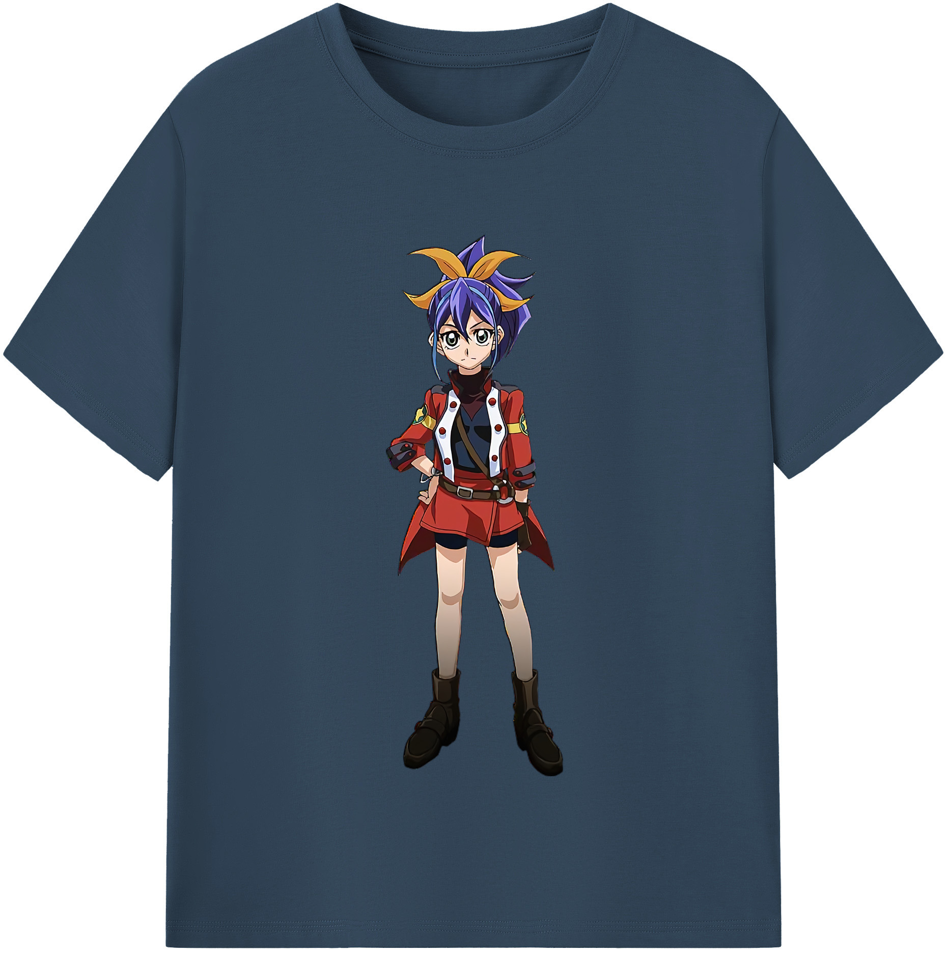 （画像用） 遊☆戯☆王 Yu-Gi-Oh! レディースカジュアルプリントTシャツ（綿100％）