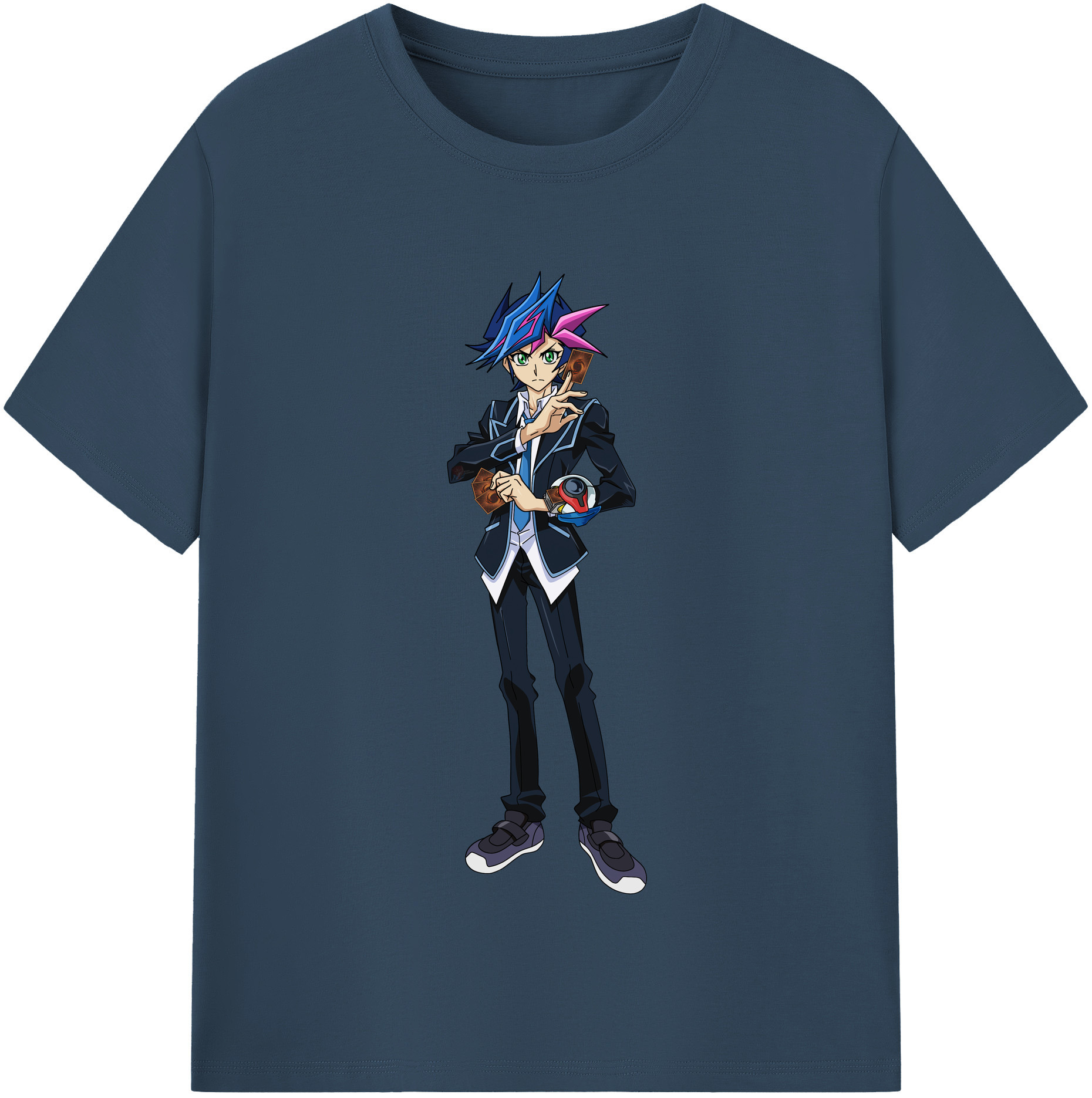 （画像用） 遊☆戯☆王 Yu-Gi-Oh! レディースカジュアルプリントTシャツ（綿100％）