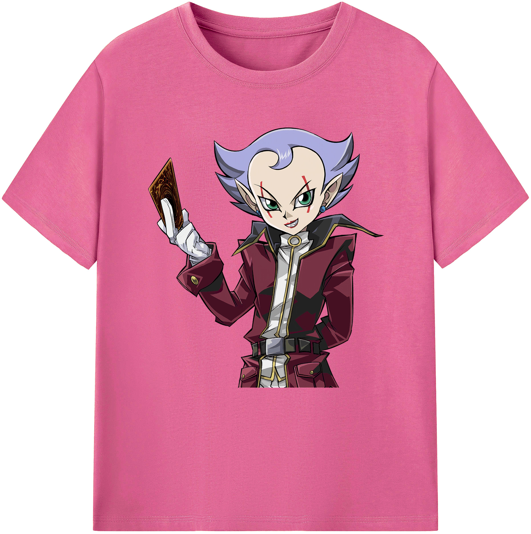 （画像用） 遊☆戯☆王 Yu-Gi-Oh! レディースカジュアルプリントTシャツ（綿100％）