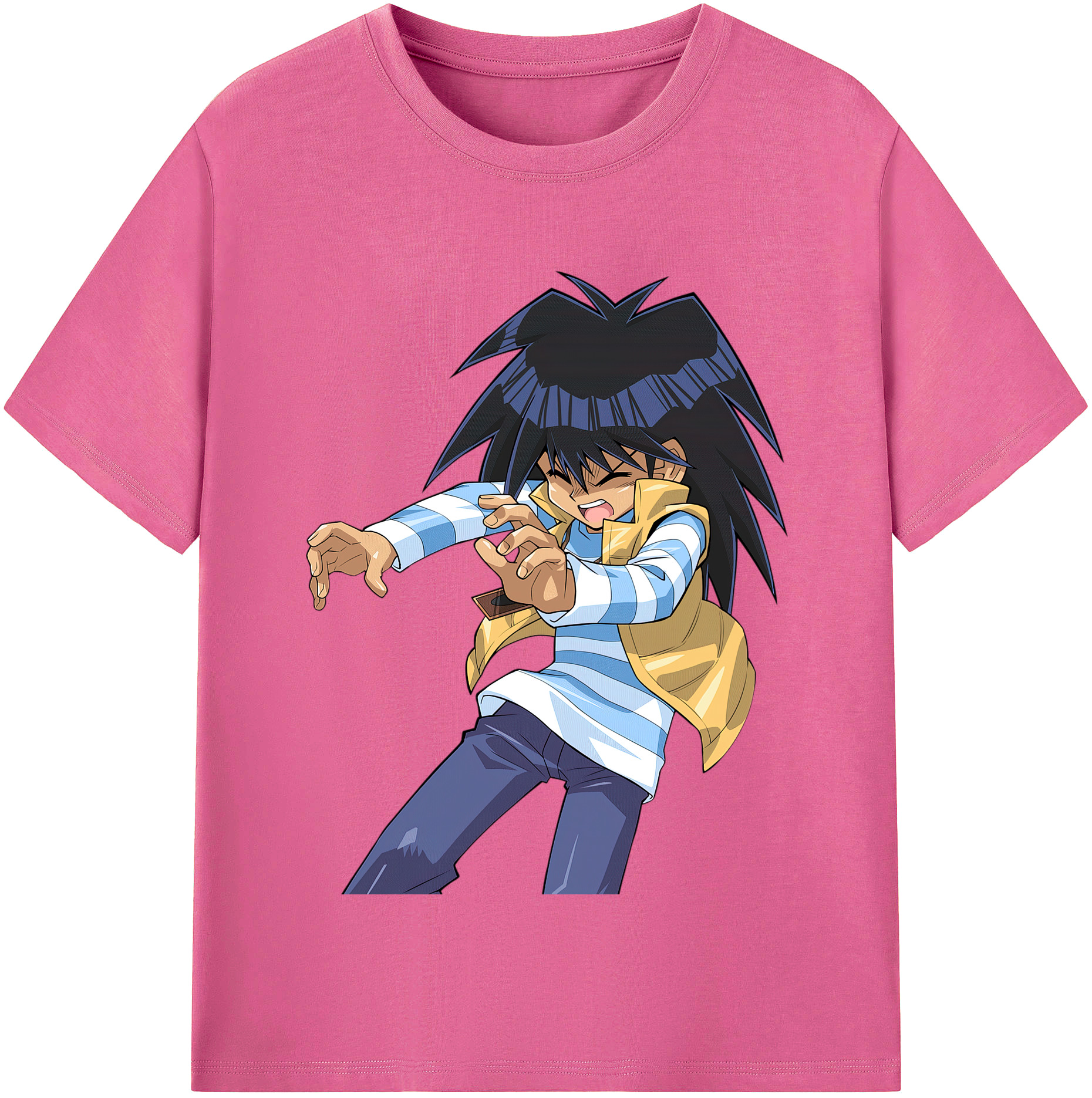 （画像用） 遊☆戯☆王 Yu-Gi-Oh! レディースカジュアルプリントTシャツ（綿100％）