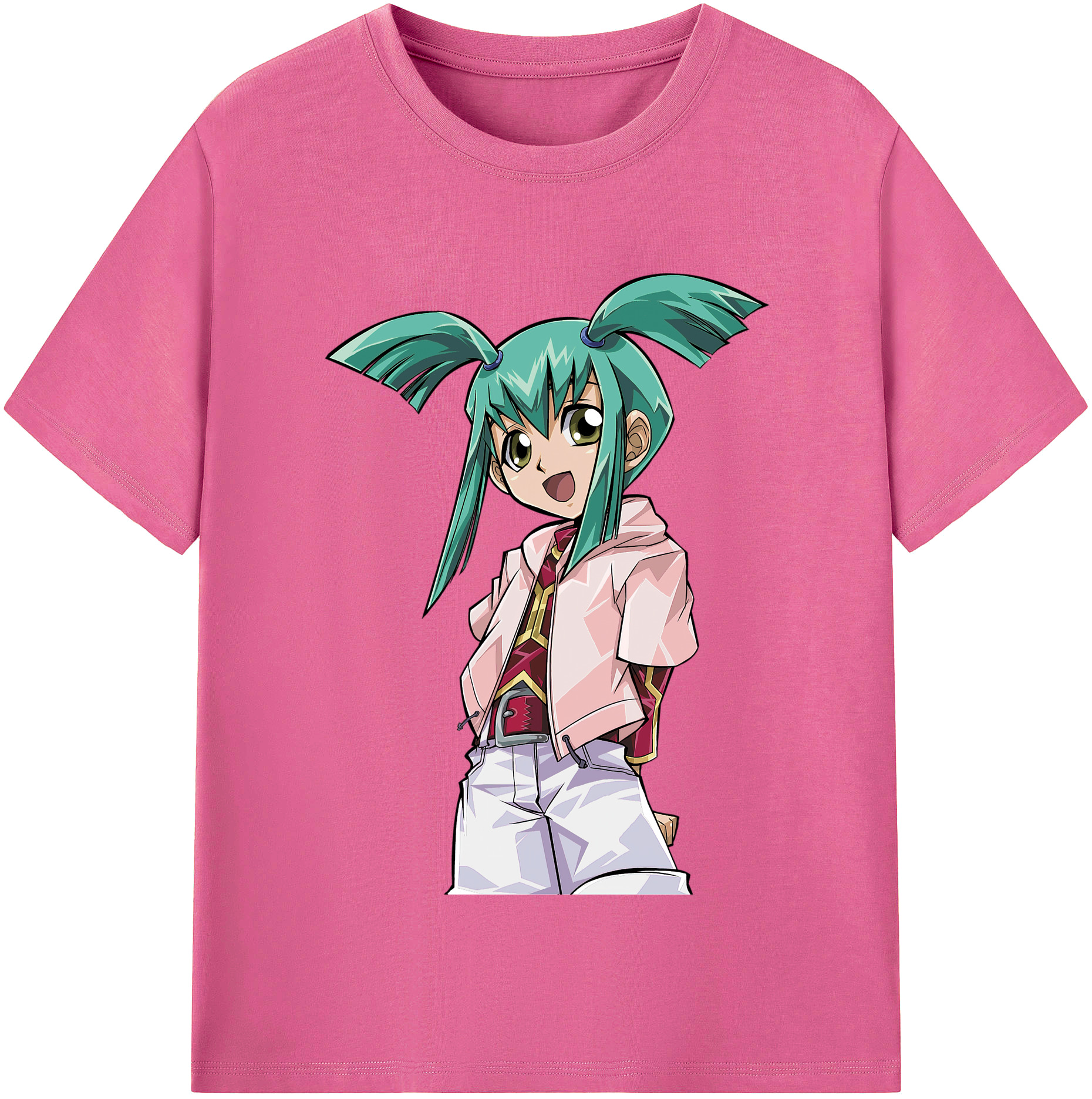 （画像用） 遊☆戯☆王 Yu-Gi-Oh! レディースカジュアルプリントTシャツ（綿100％）
