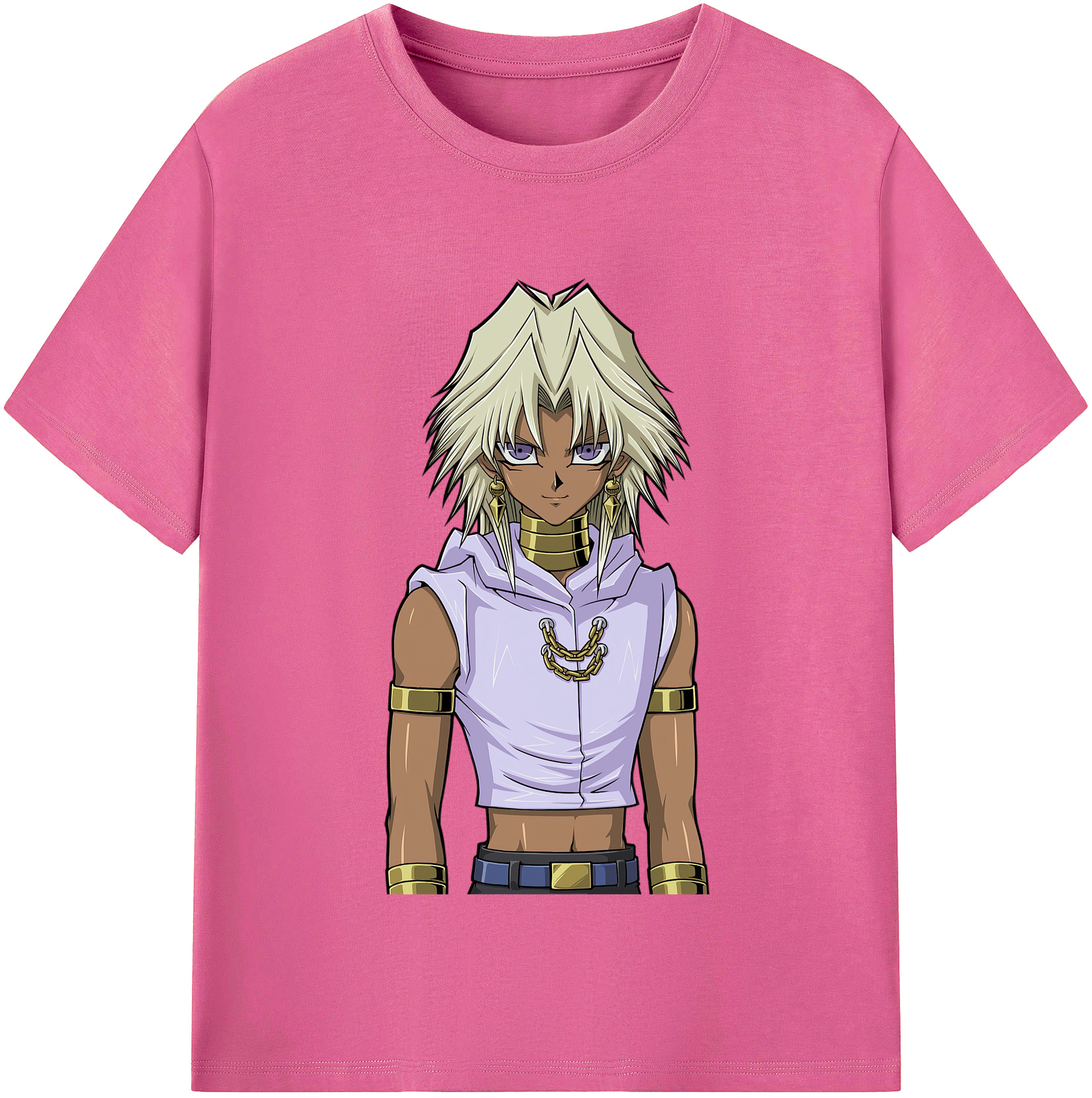 （画像用） 遊☆戯☆王 Yu-Gi-Oh! レディースカジュアルプリントTシャツ（綿100％）
