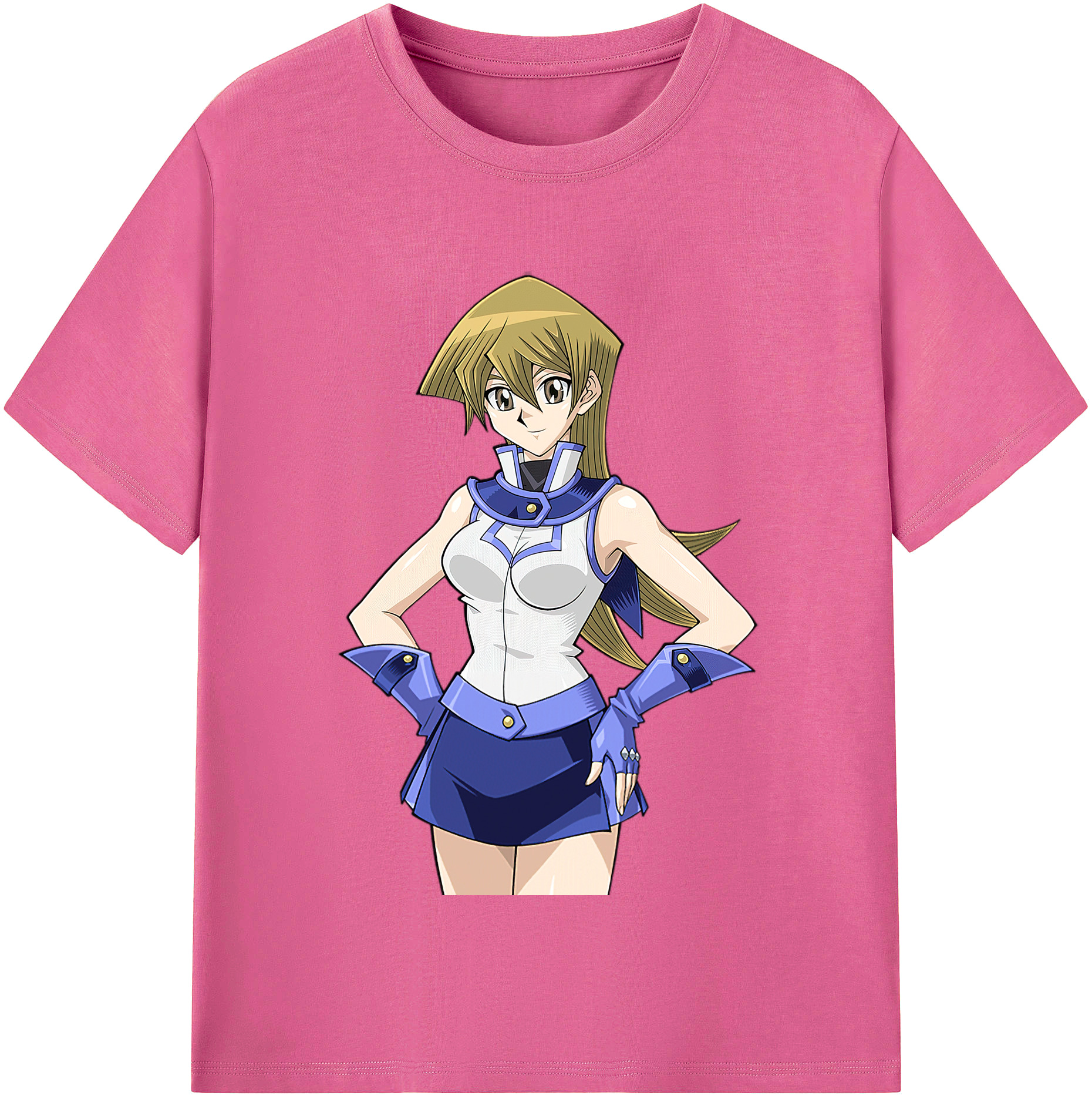 （画像用） 遊☆戯☆王 Yu-Gi-Oh! レディースカジュアルプリントTシャツ（綿100％）