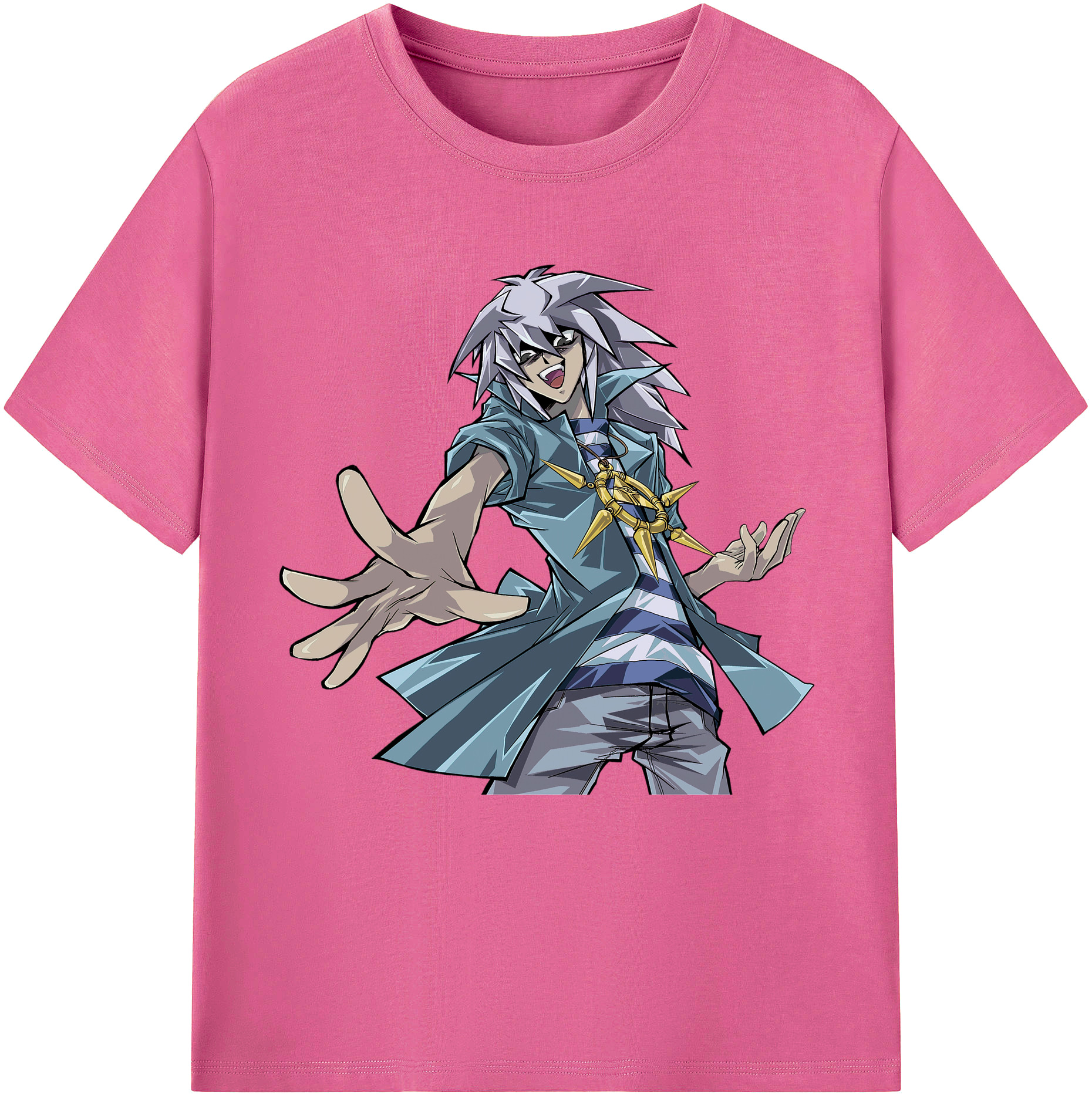 （画像用） 遊☆戯☆王 Yu-Gi-Oh! レディースカジュアルプリントTシャツ（綿100％）