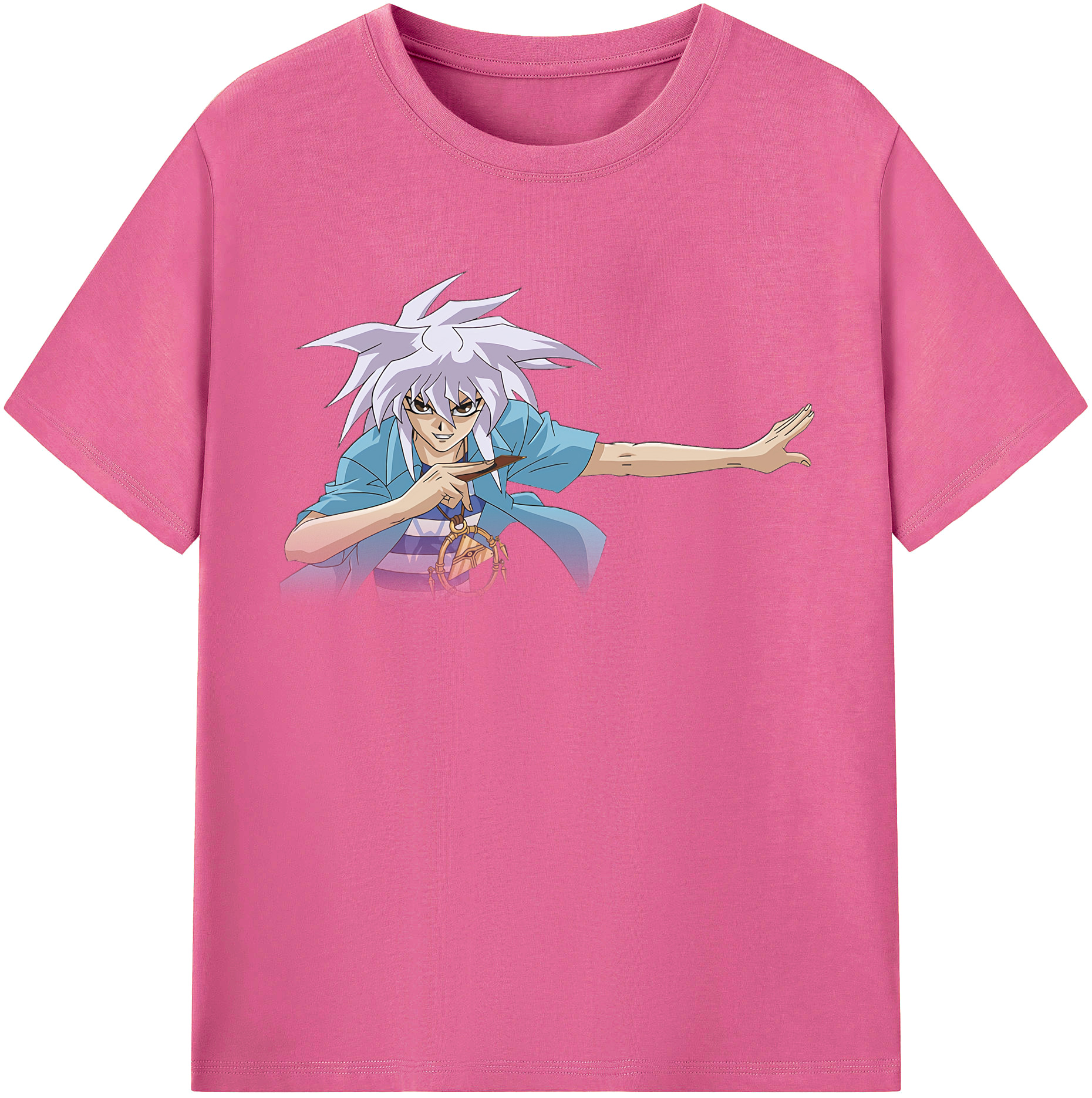 （画像用） 遊☆戯☆王 Yu-Gi-Oh! レディースカジュアルプリントTシャツ（綿100％）
