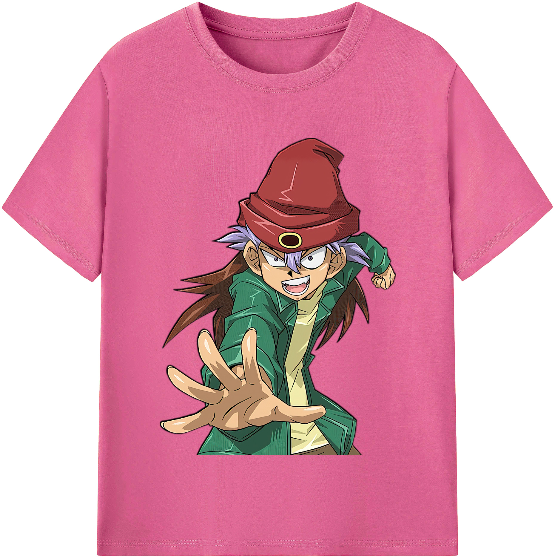 （画像用） 遊☆戯☆王 Yu-Gi-Oh! レディースカジュアルプリントTシャツ（綿100％）