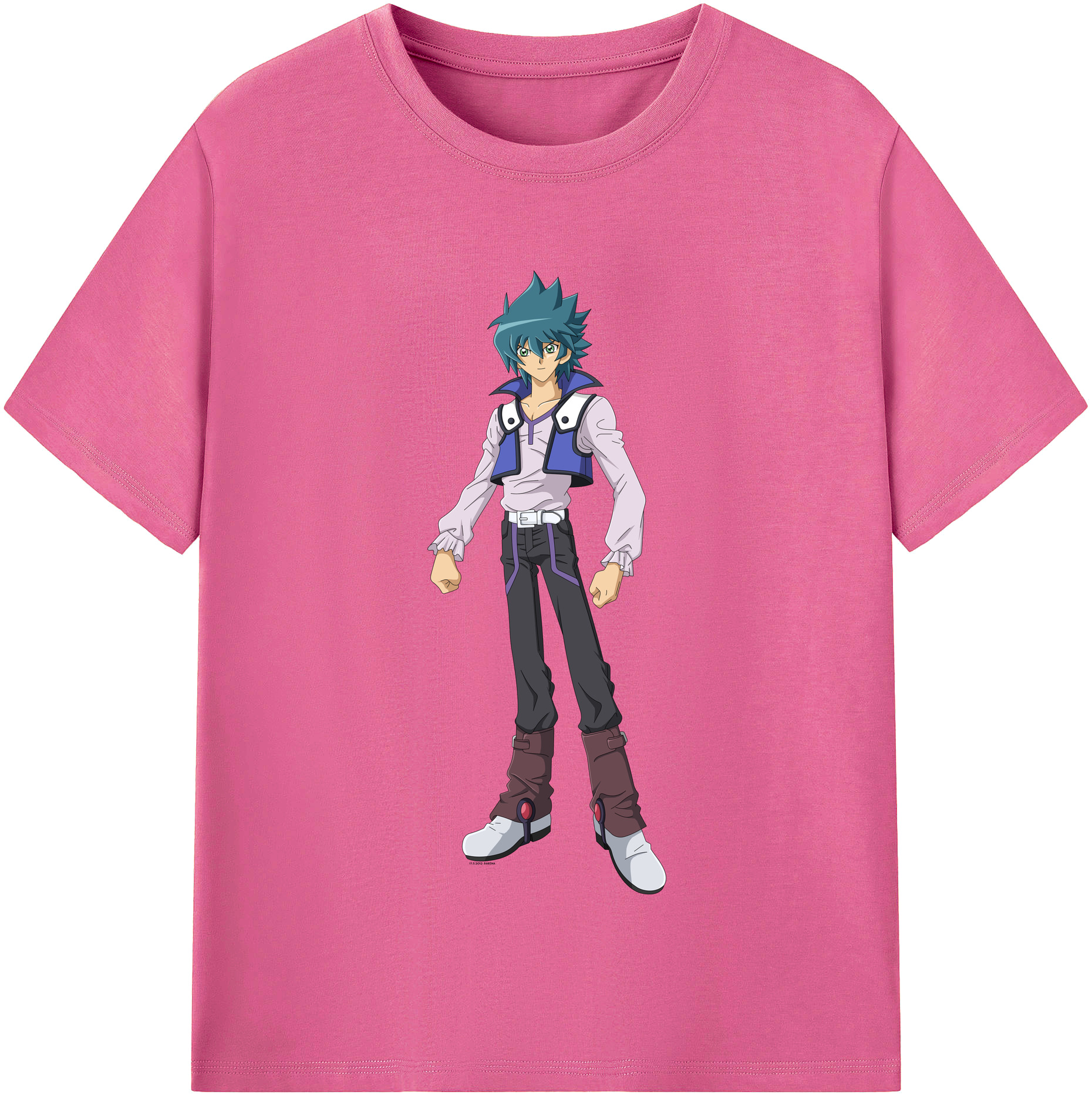 （画像用） 遊☆戯☆王 Yu-Gi-Oh! レディースカジュアルプリントTシャツ（綿100％）