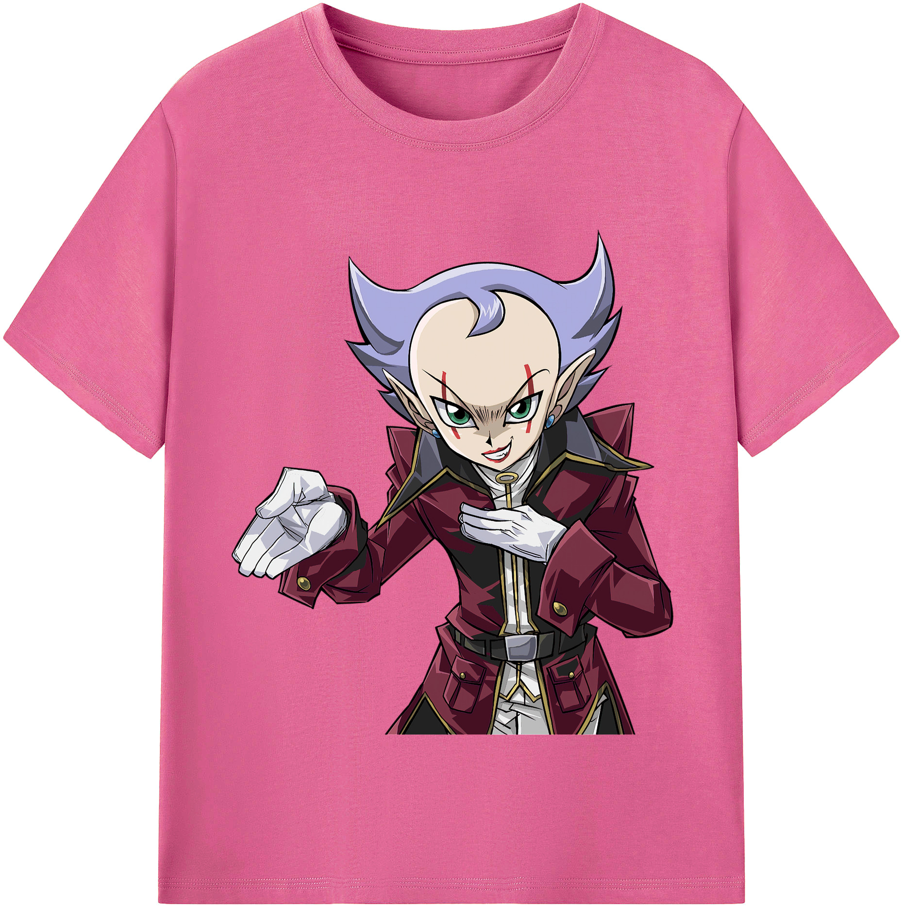 （画像用） 遊☆戯☆王 Yu-Gi-Oh! レディースカジュアルプリントTシャツ（綿100％）