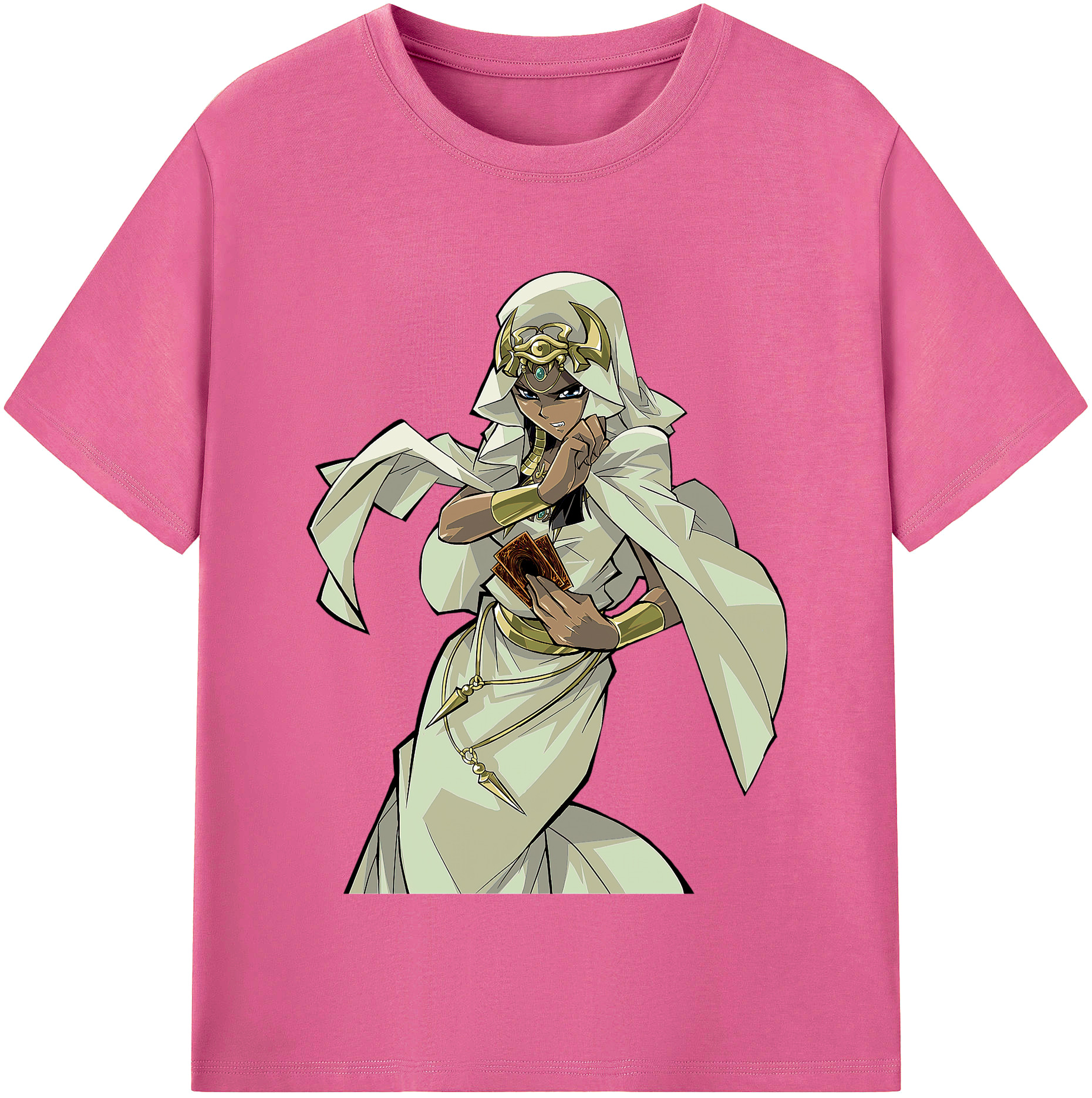 （画像用） 遊☆戯☆王 Yu-Gi-Oh! レディースカジュアルプリントTシャツ（綿100％）