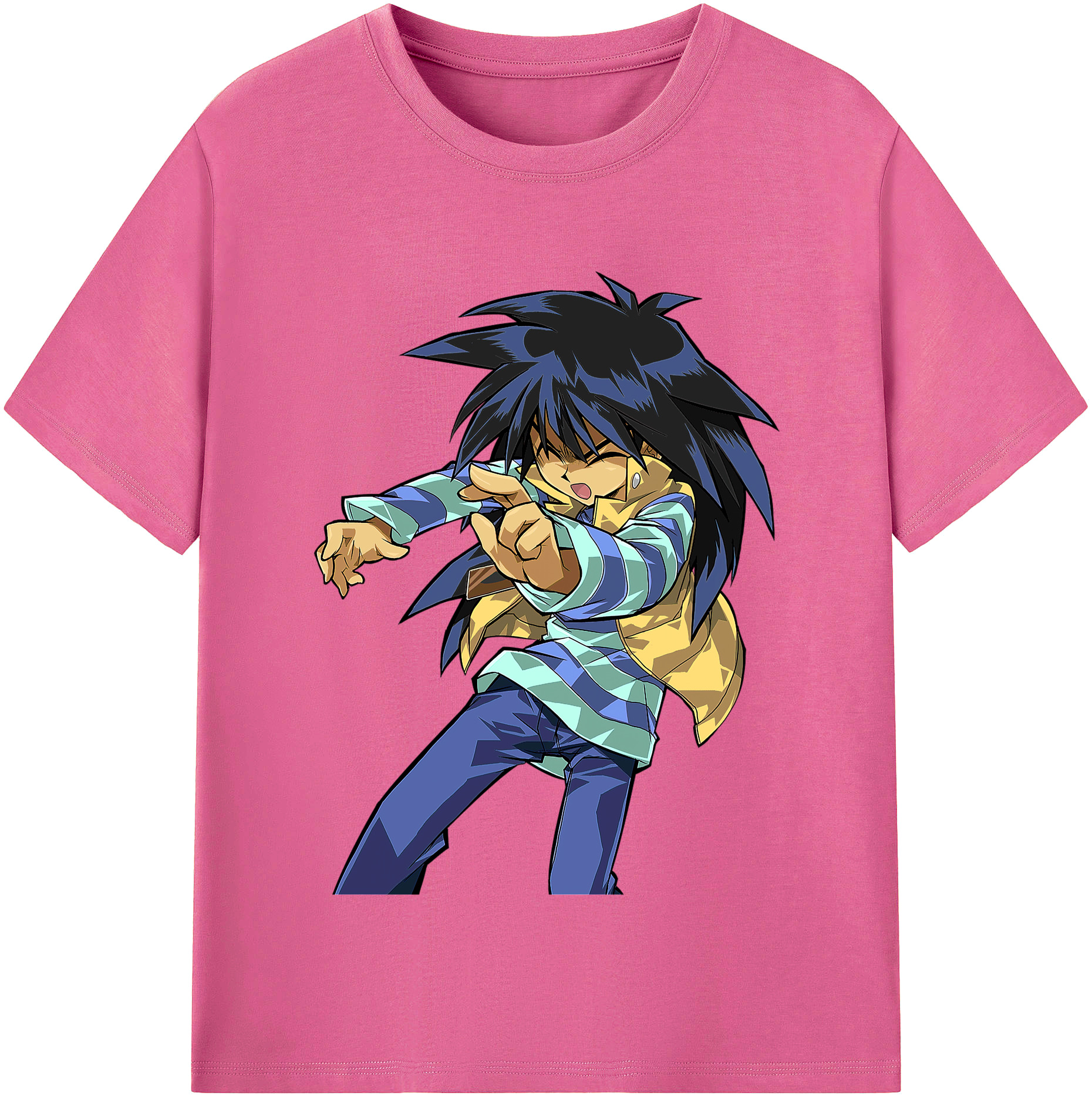 （画像用） 遊☆戯☆王 Yu-Gi-Oh! レディースカジュアルプリントTシャツ（綿100％）