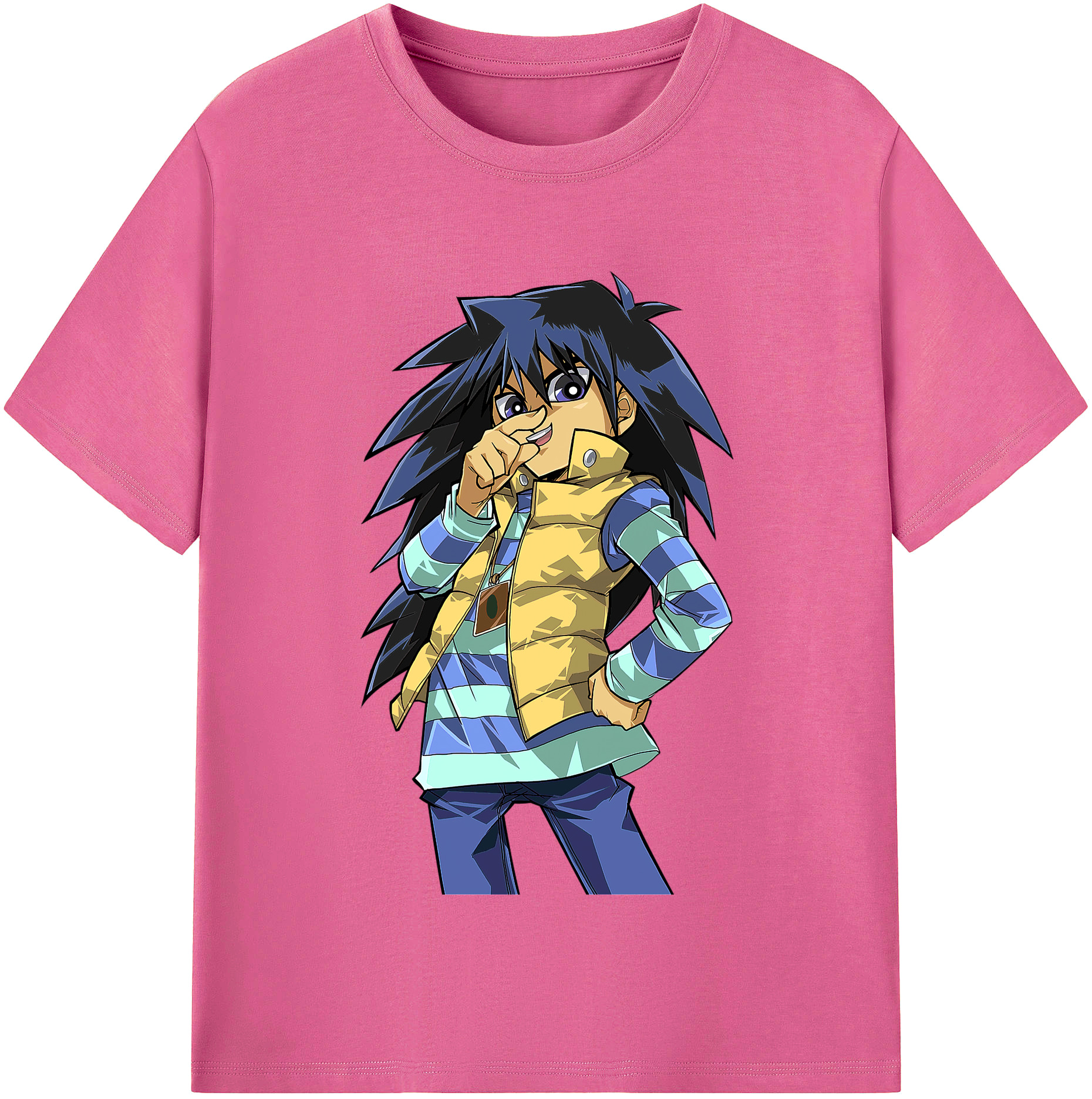 （画像用） 遊☆戯☆王 Yu-Gi-Oh! レディースカジュアルプリントTシャツ（綿100％）