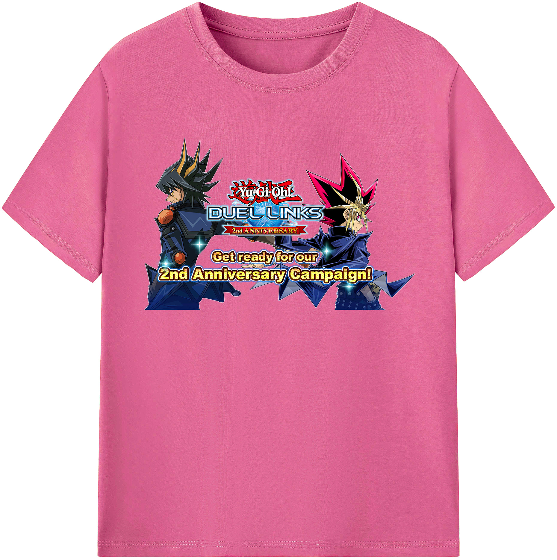 （画像用） 遊☆戯☆王 Yu-Gi-Oh! レディースカジュアルプリントTシャツ（綿100％）
