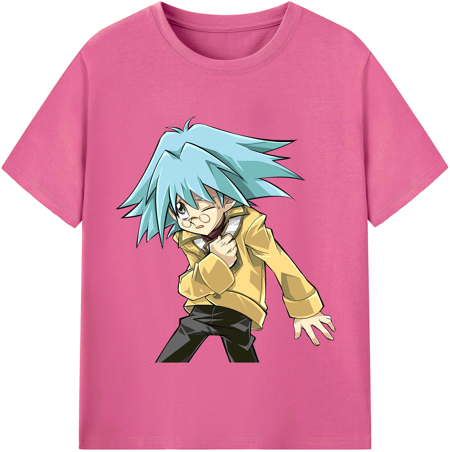 （画像用） 遊☆戯☆王 Yu-Gi-Oh! レディースカジュアルプリントTシャツ（綿100％）