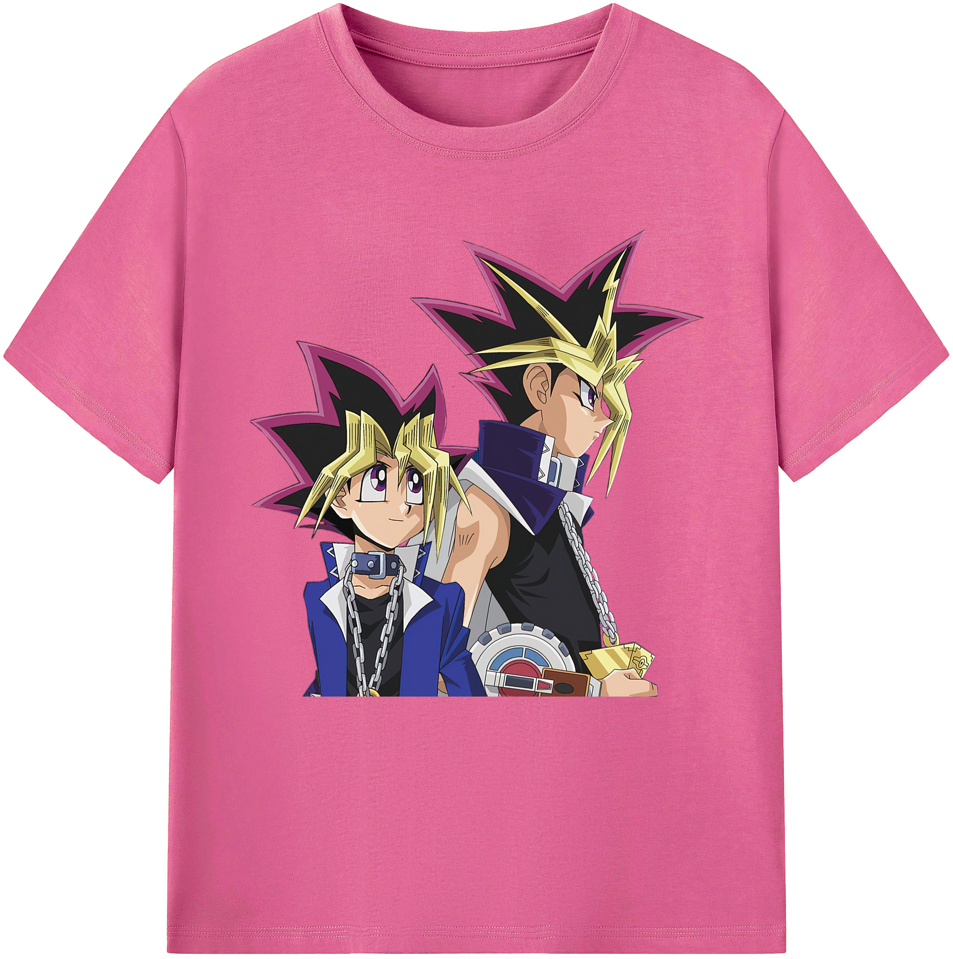 （画像用） 遊☆戯☆王 Yu-Gi-Oh! レディースカジュアルプリントTシャツ（綿100％）