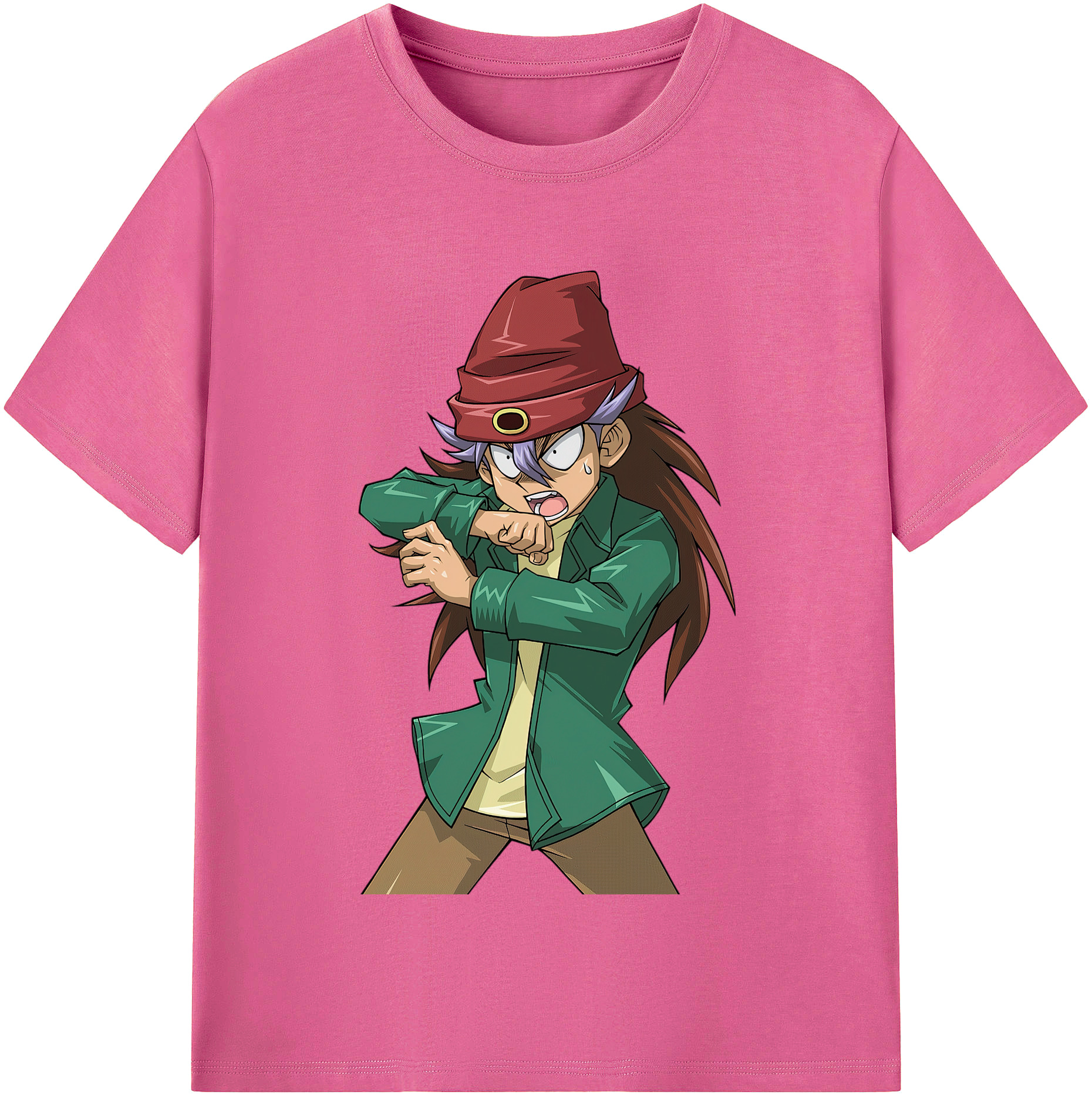 （画像用） 遊☆戯☆王 Yu-Gi-Oh! レディースカジュアルプリントTシャツ（綿100％）