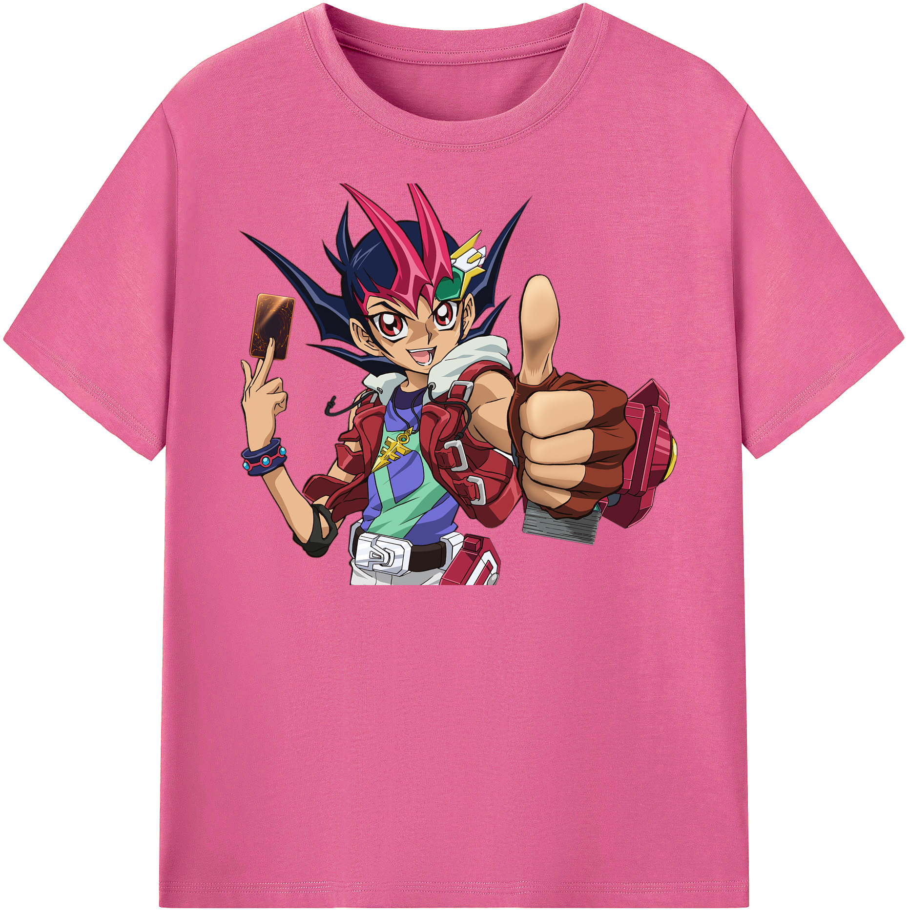 （画像用） 遊☆戯☆王 Yu-Gi-Oh! レディースカジュアルプリントTシャツ（綿100％）