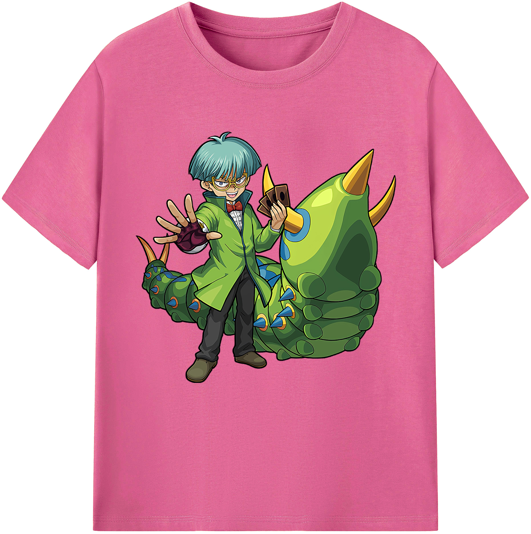 （画像用） 遊☆戯☆王 Yu-Gi-Oh! レディースカジュアルプリントTシャツ（綿100％）