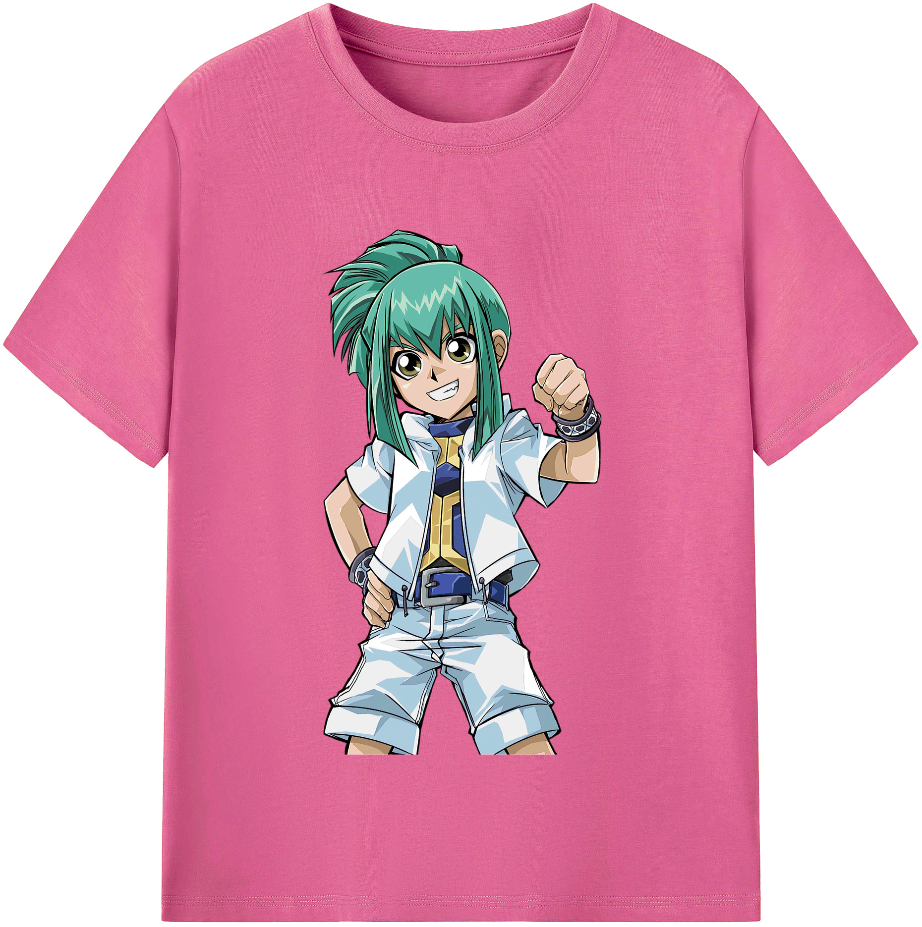 （画像用） 遊☆戯☆王 Yu-Gi-Oh! レディースカジュアルプリントTシャツ（綿100％）