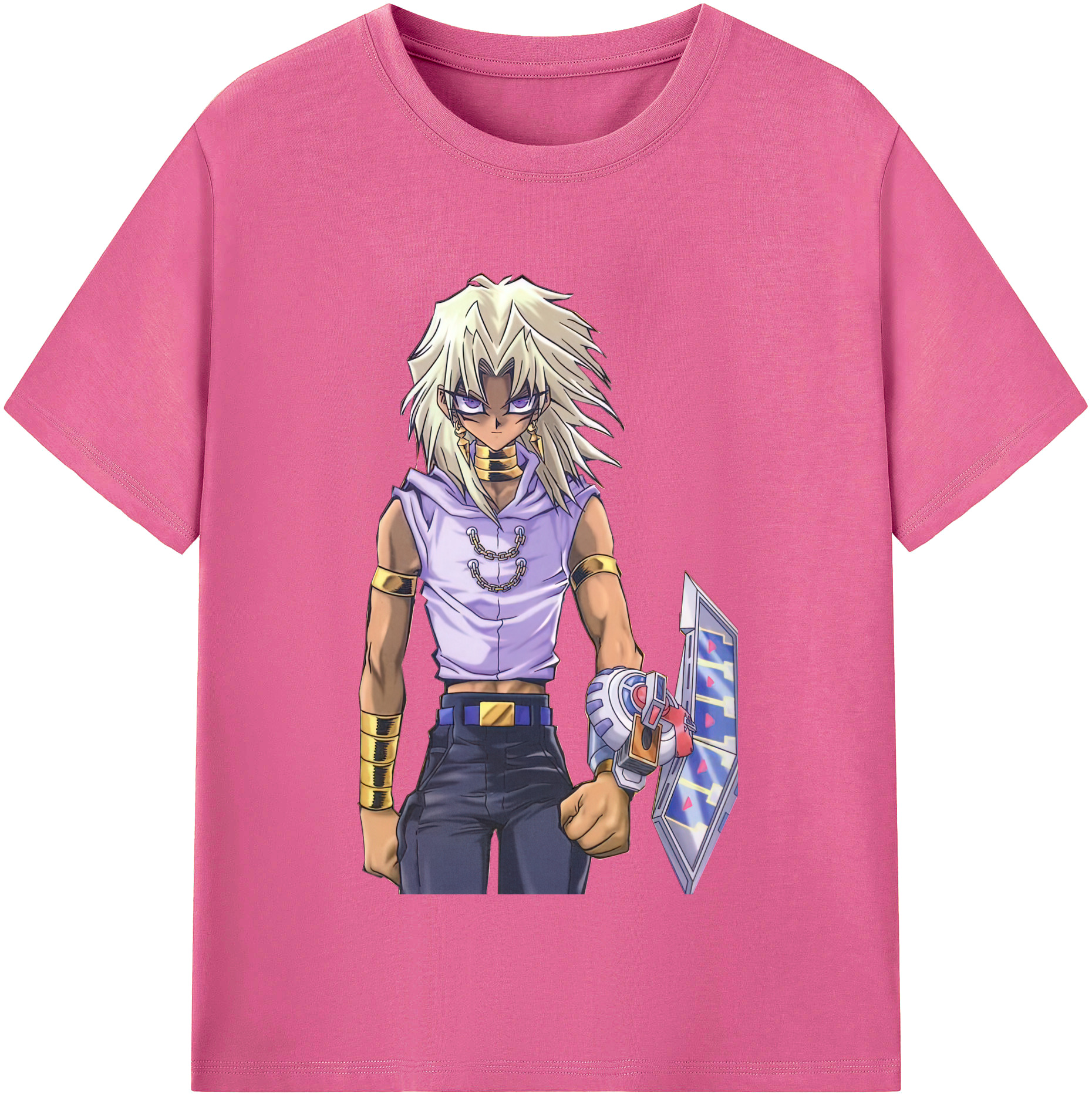 （画像用） 遊☆戯☆王 Yu-Gi-Oh! レディースカジュアルプリントTシャツ（綿100％）
