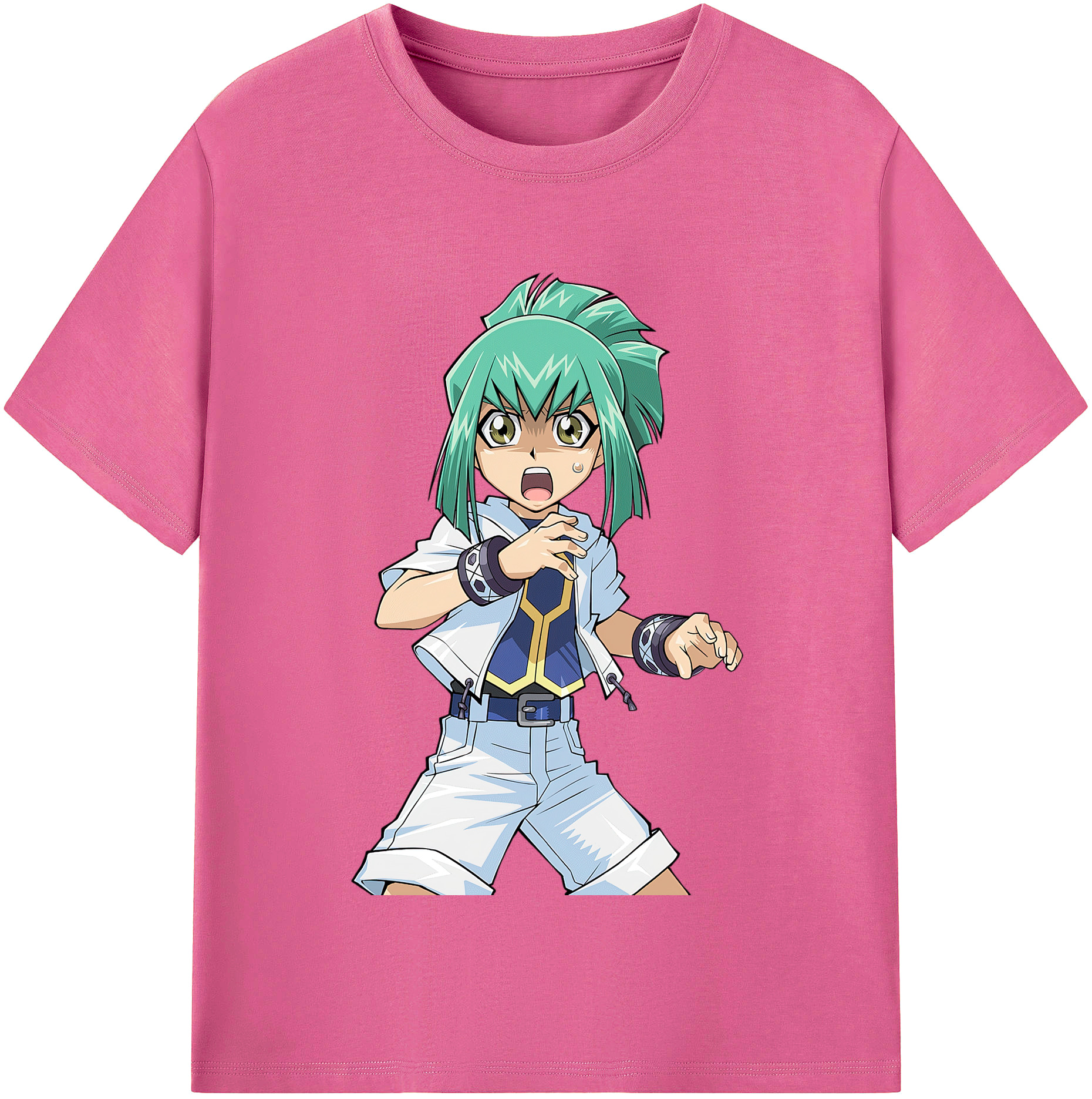 （画像用） 遊☆戯☆王 Yu-Gi-Oh! レディースカジュアルプリントTシャツ（綿100％）