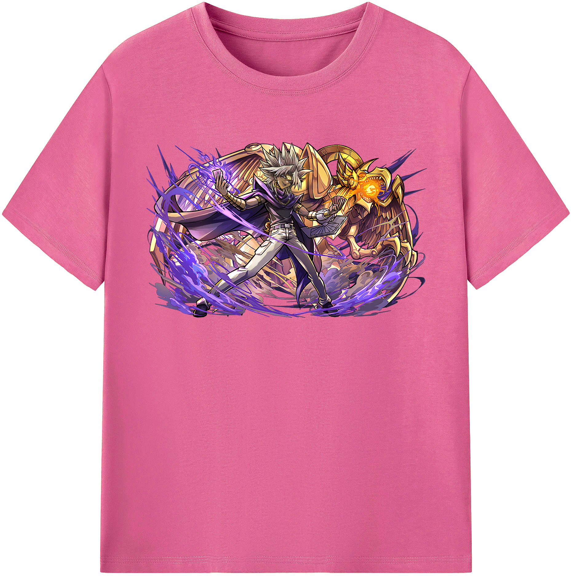 （画像用） 遊☆戯☆王 Yu-Gi-Oh! レディースカジュアルプリントTシャツ（綿100％）
