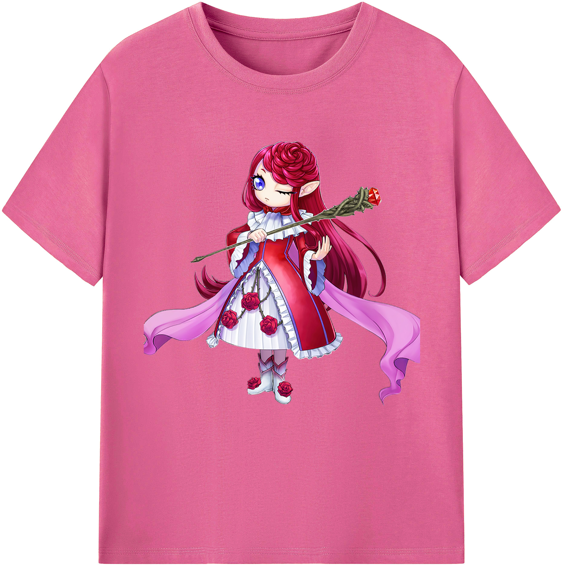 （画像用） 遊☆戯☆王 Yu-Gi-Oh! レディースカジュアルプリントTシャツ（綿100％）