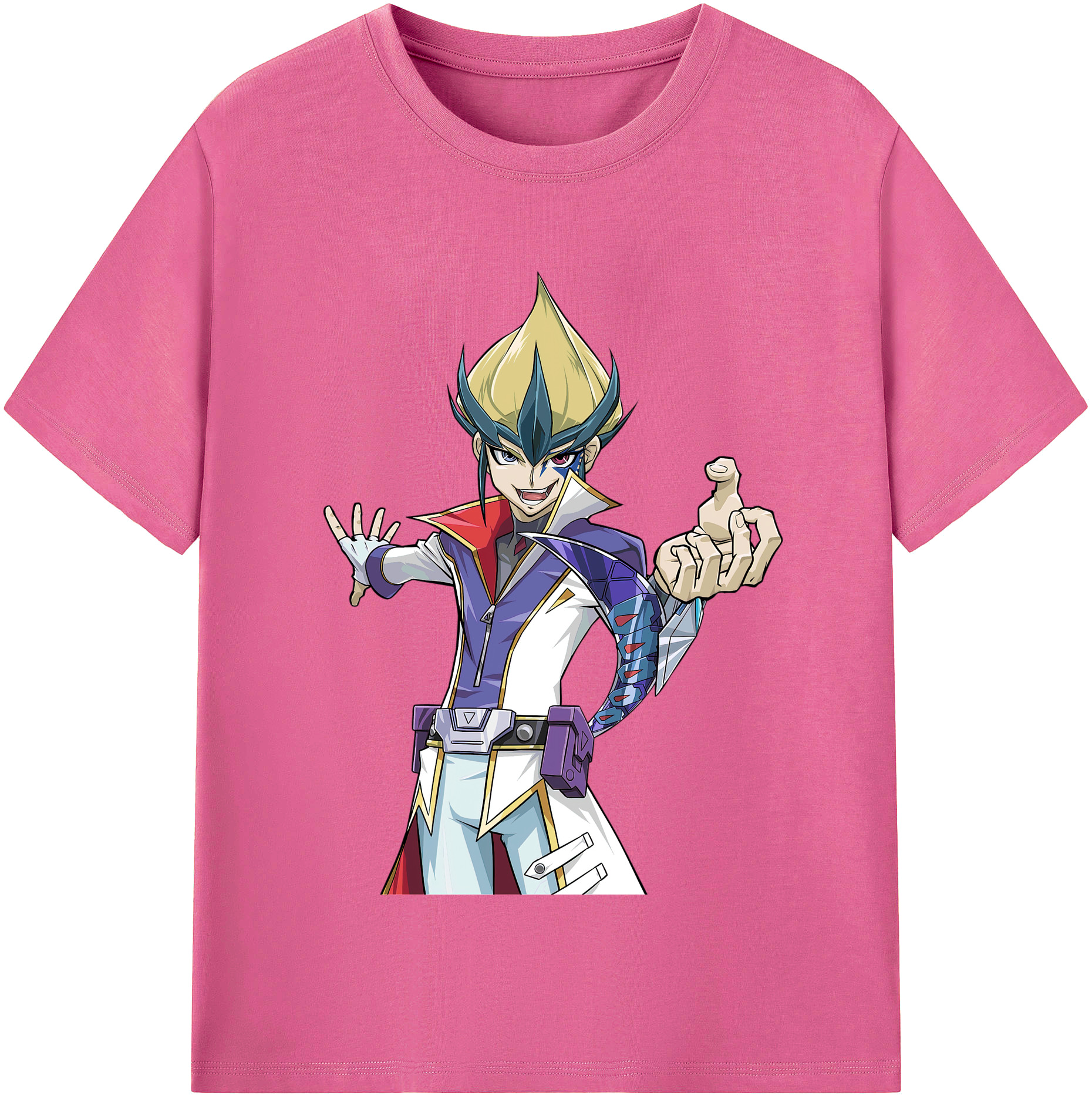 （画像用） 遊☆戯☆王 Yu-Gi-Oh! レディースカジュアルプリントTシャツ（綿100％）