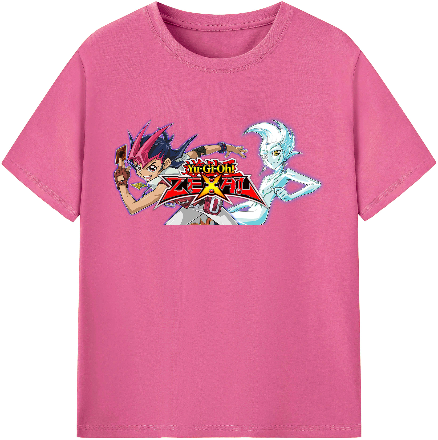 （画像用） 遊☆戯☆王 Yu-Gi-Oh! レディースカジュアルプリントTシャツ（綿100％）