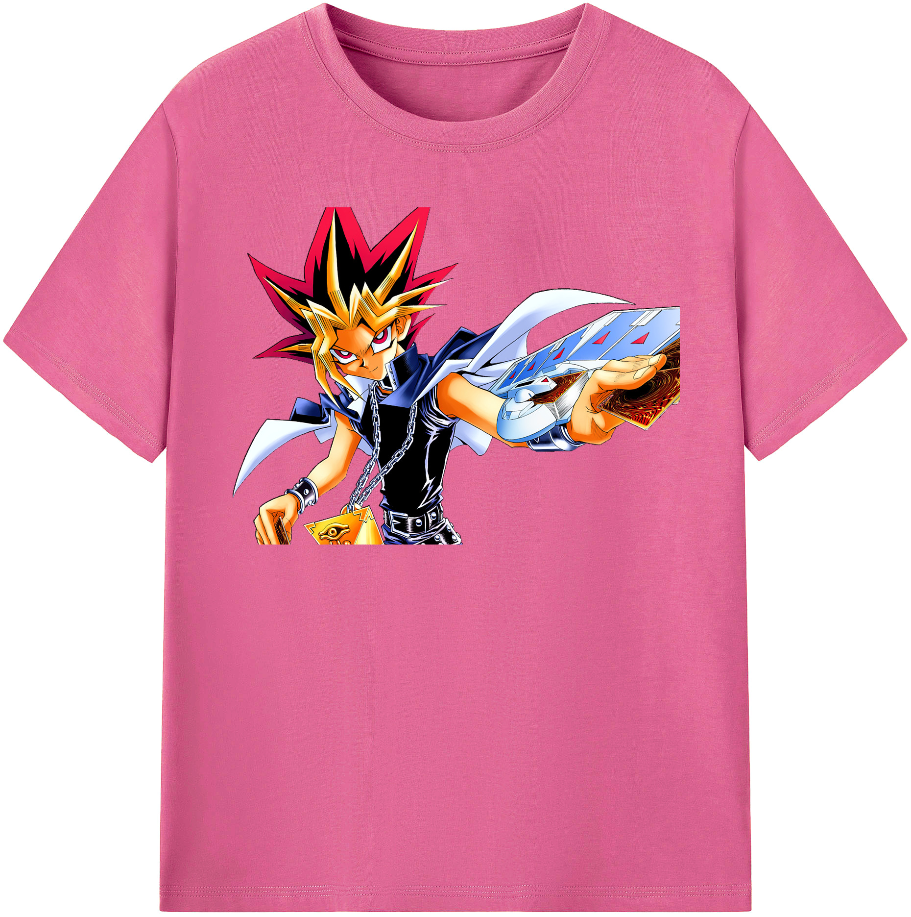 （画像用） 遊☆戯☆王 Yu-Gi-Oh! レディースカジュアルプリントTシャツ（綿100％）