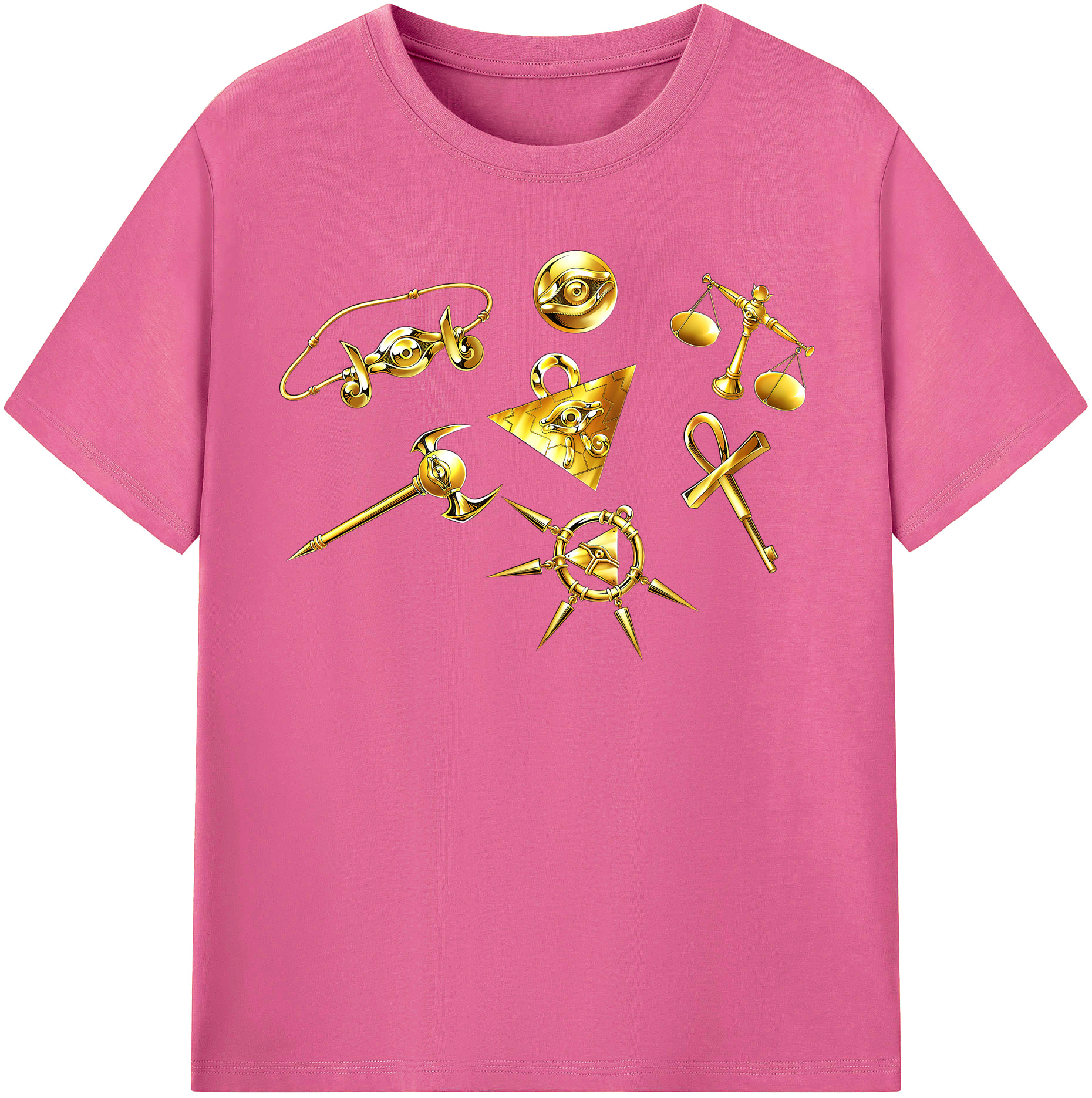 （画像用） 遊☆戯☆王 Yu-Gi-Oh! レディースカジュアルプリントTシャツ（綿100％）
