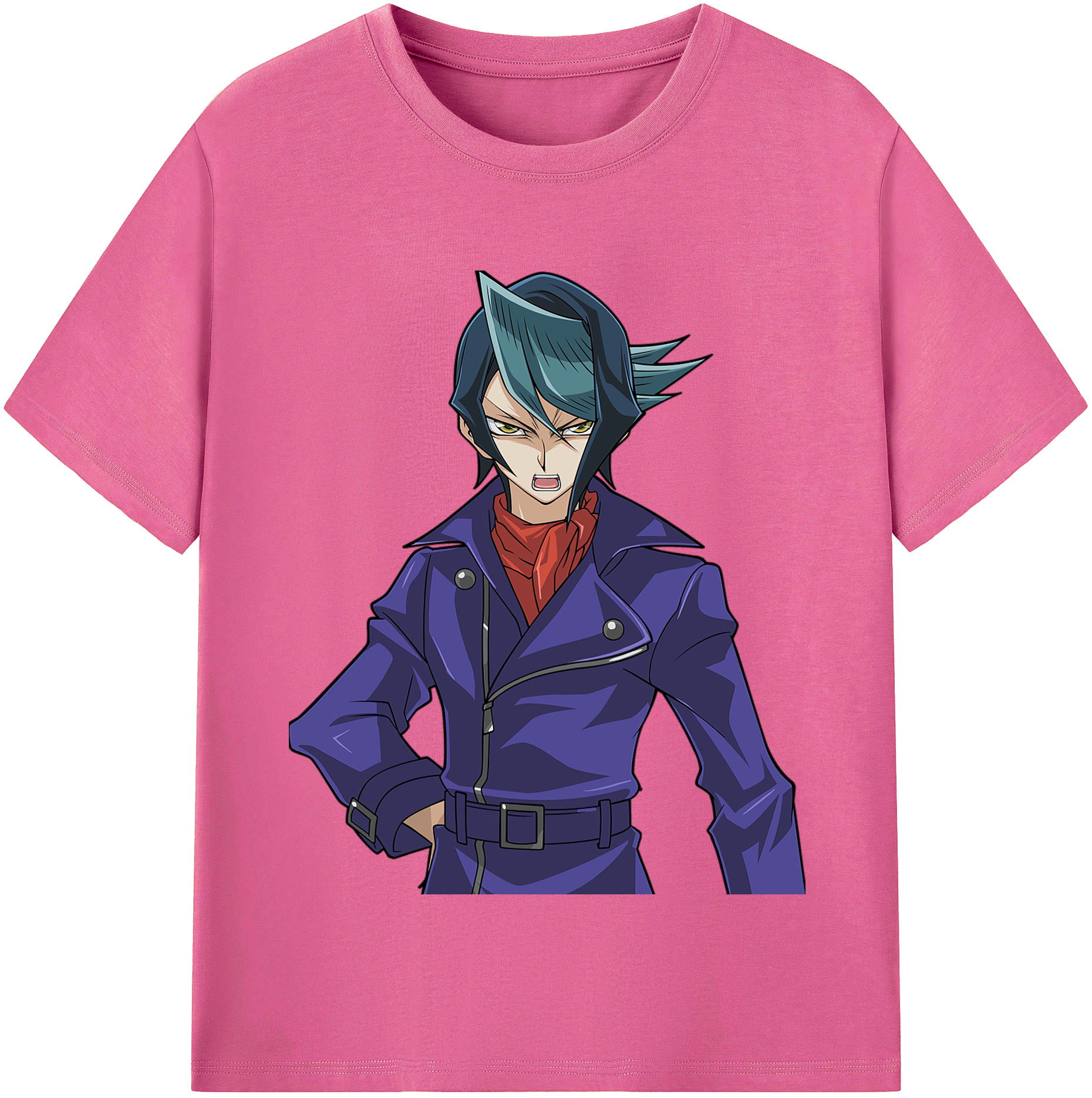 （画像用） 遊☆戯☆王 Yu-Gi-Oh! レディースカジュアルプリントTシャツ（綿100％）