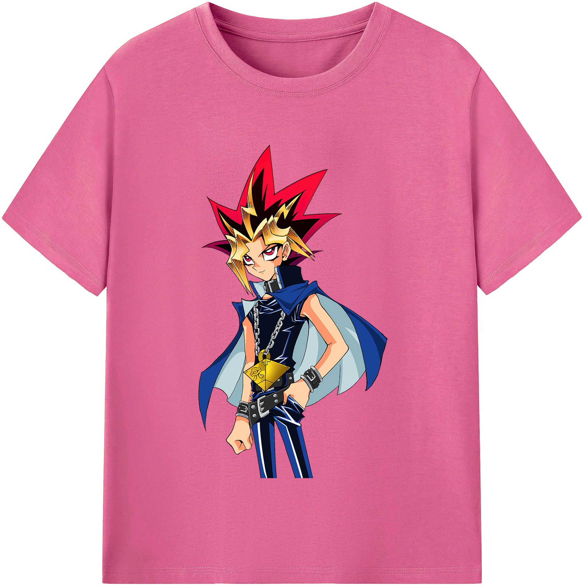 （画像用） 遊☆戯☆王 Yu-Gi-Oh! レディースカジュアルプリントTシャツ（綿100％）