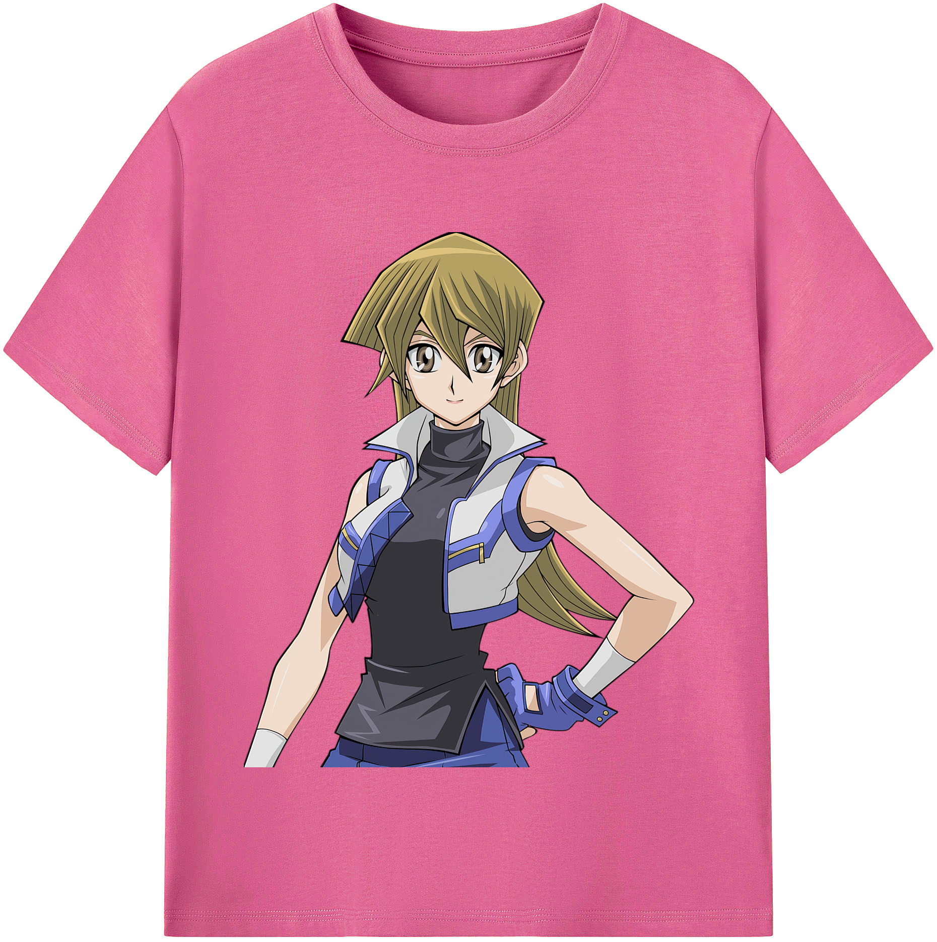 （画像用） 遊☆戯☆王 Yu-Gi-Oh! レディースカジュアルプリントTシャツ（綿100％）