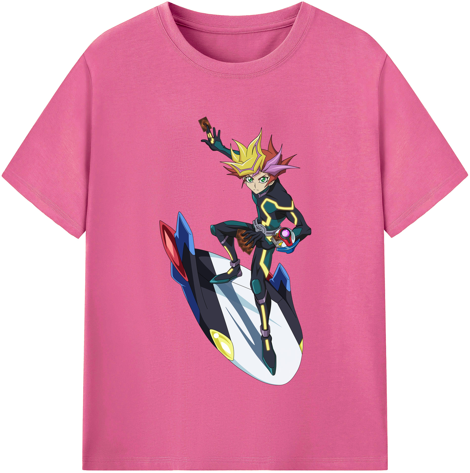 （画像用） 遊☆戯☆王 Yu-Gi-Oh! レディースカジュアルプリントTシャツ（綿100％）