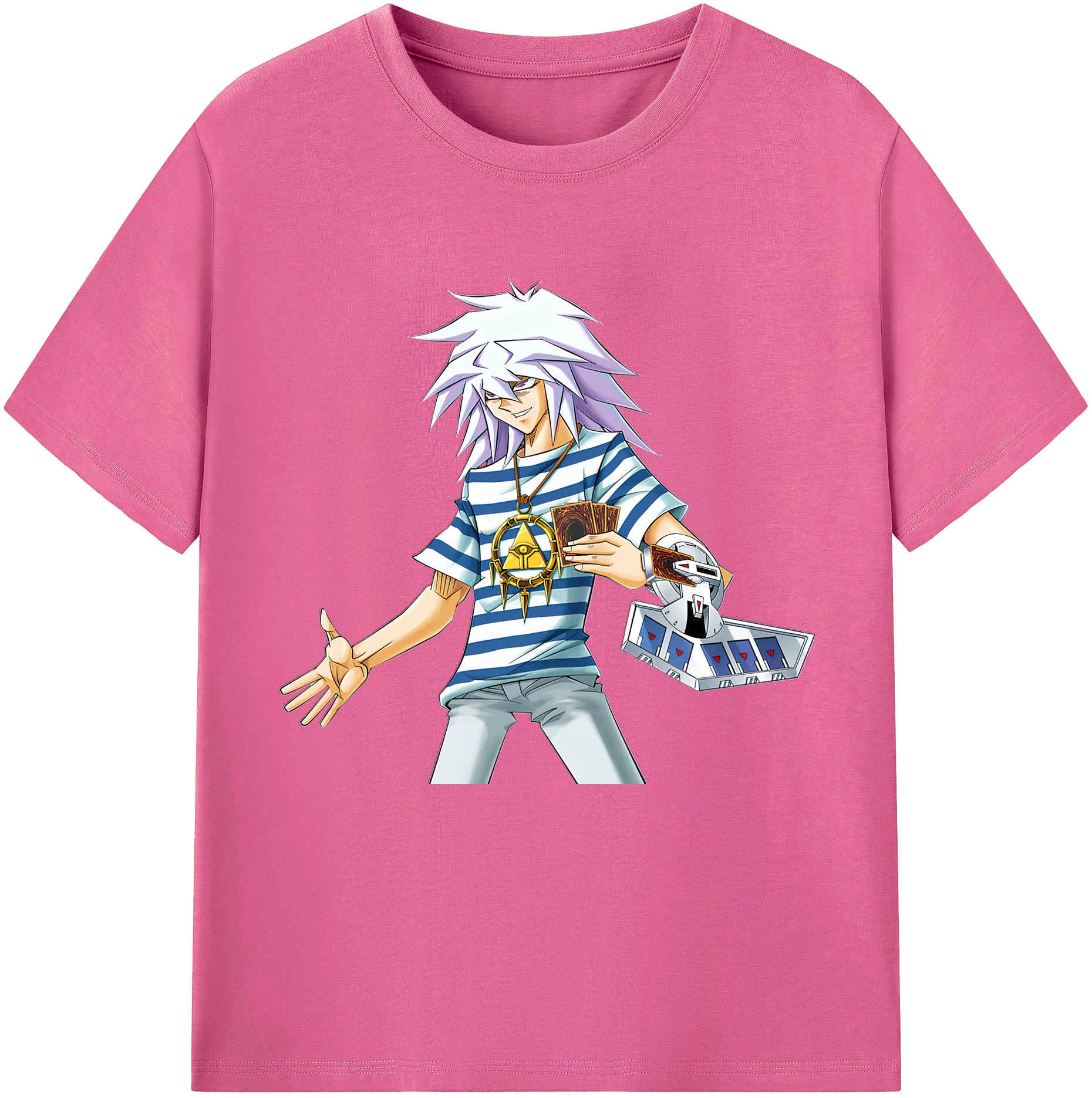 （画像用） 遊☆戯☆王 Yu-Gi-Oh! レディースカジュアルプリントTシャツ（綿100％）