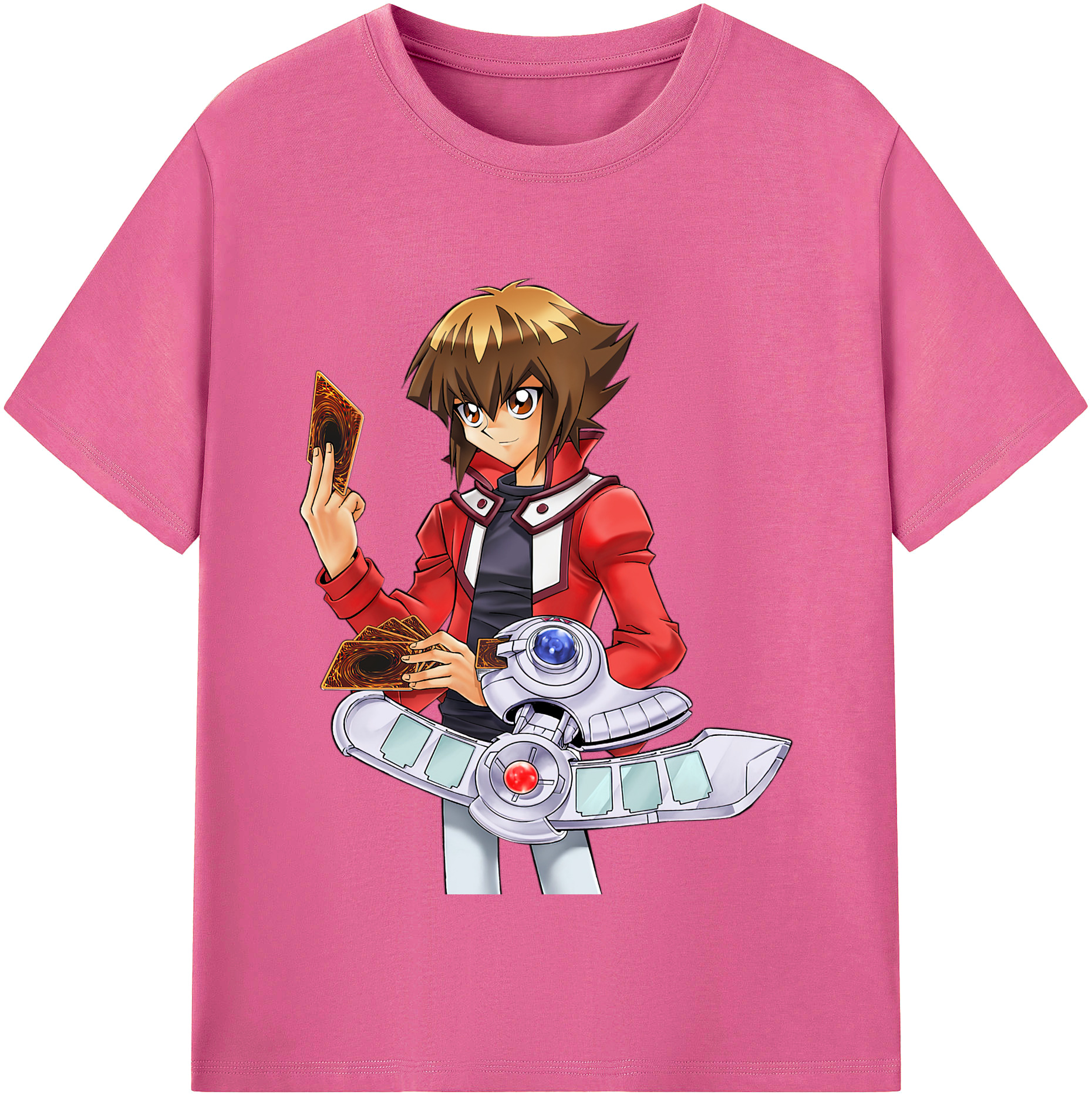（画像用） 遊☆戯☆王 Yu-Gi-Oh! レディースカジュアルプリントTシャツ（綿100％）