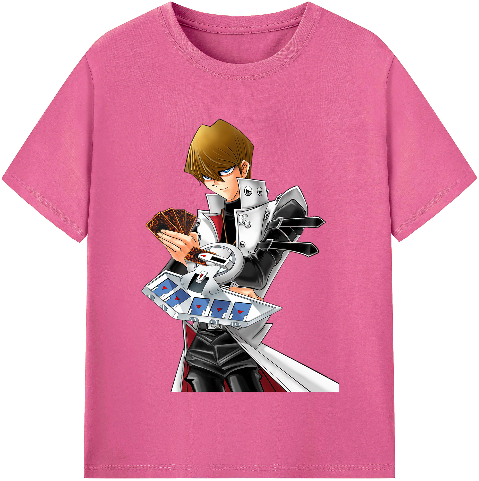 （画像用） 遊☆戯☆王 Yu-Gi-Oh! レディースカジュアルプリントTシャツ（綿100％）