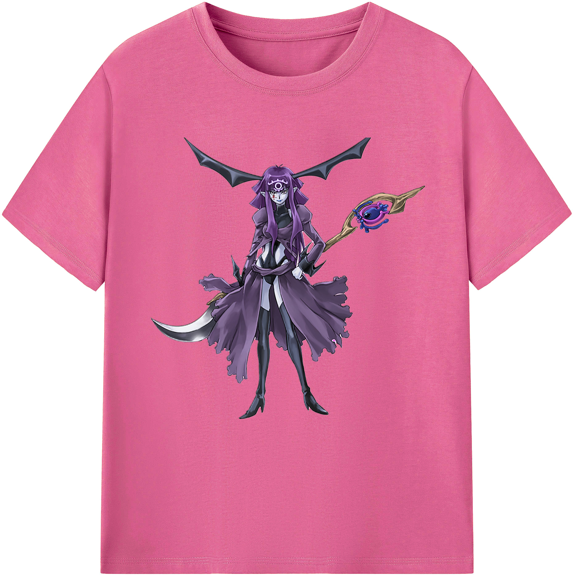 （画像用） 遊☆戯☆王 Yu-Gi-Oh! レディースカジュアルプリントTシャツ（綿100％）