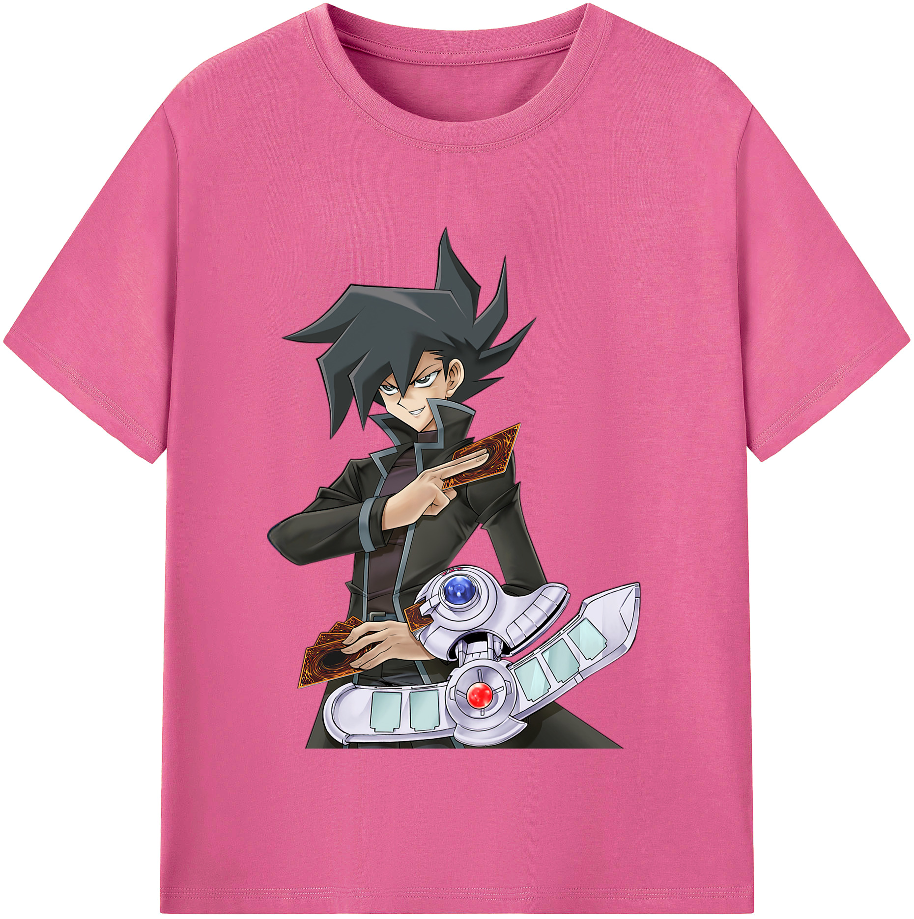 （画像用） 遊☆戯☆王 Yu-Gi-Oh! レディースカジュアルプリントTシャツ（綿100％）