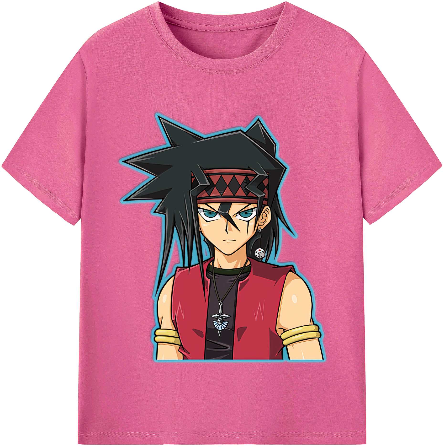 （画像用） 遊☆戯☆王 Yu-Gi-Oh! レディースカジュアルプリントTシャツ（綿100％）