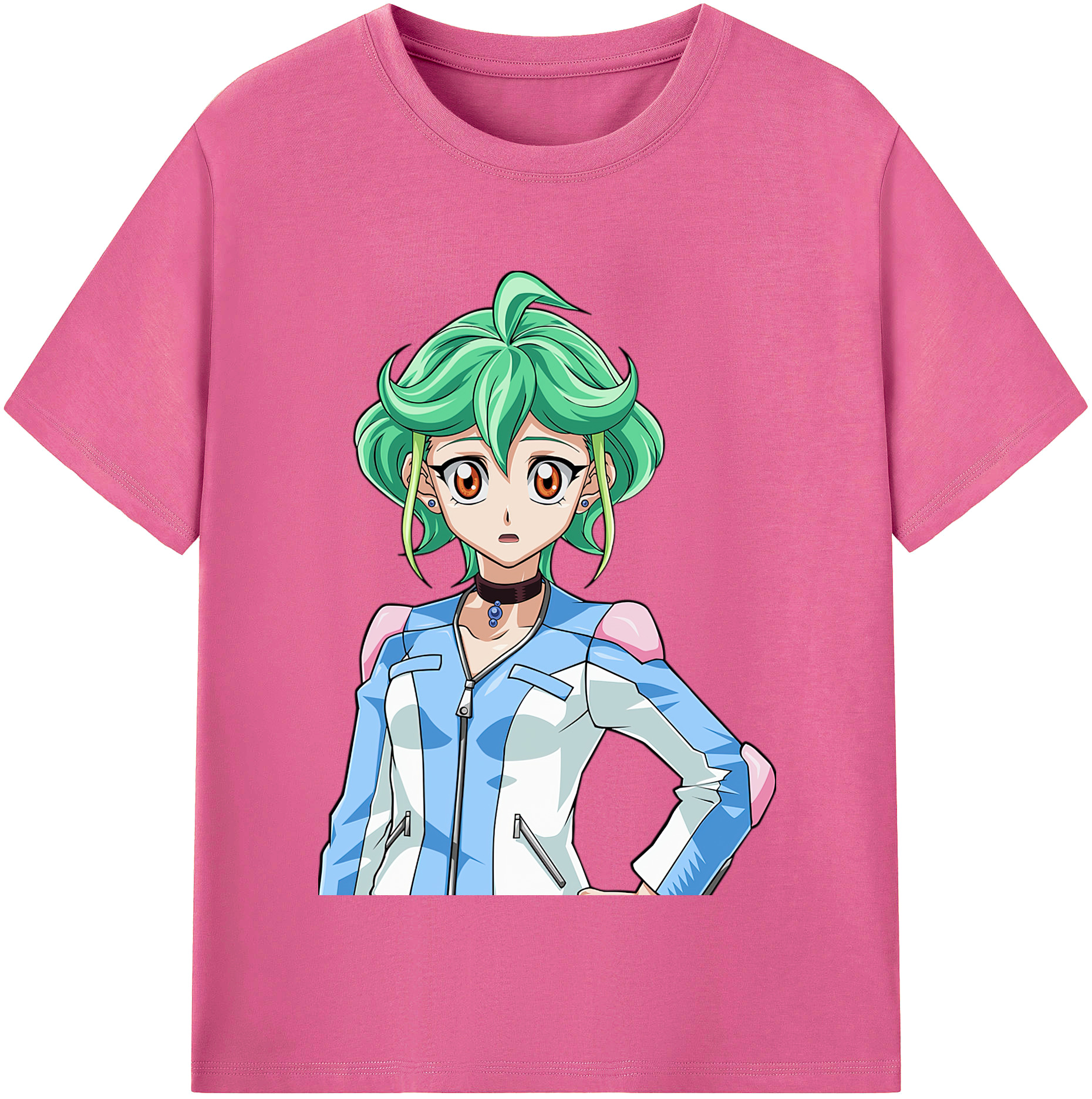 （画像用） 遊☆戯☆王 Yu-Gi-Oh! レディースカジュアルプリントTシャツ（綿100％）