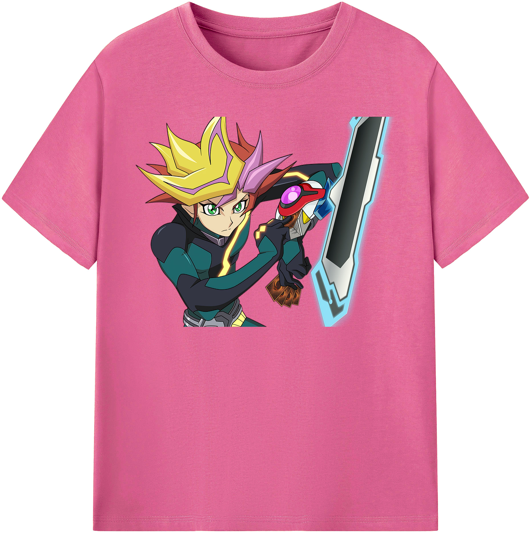 （画像用） 遊☆戯☆王 Yu-Gi-Oh! レディースカジュアルプリントTシャツ（綿100％）