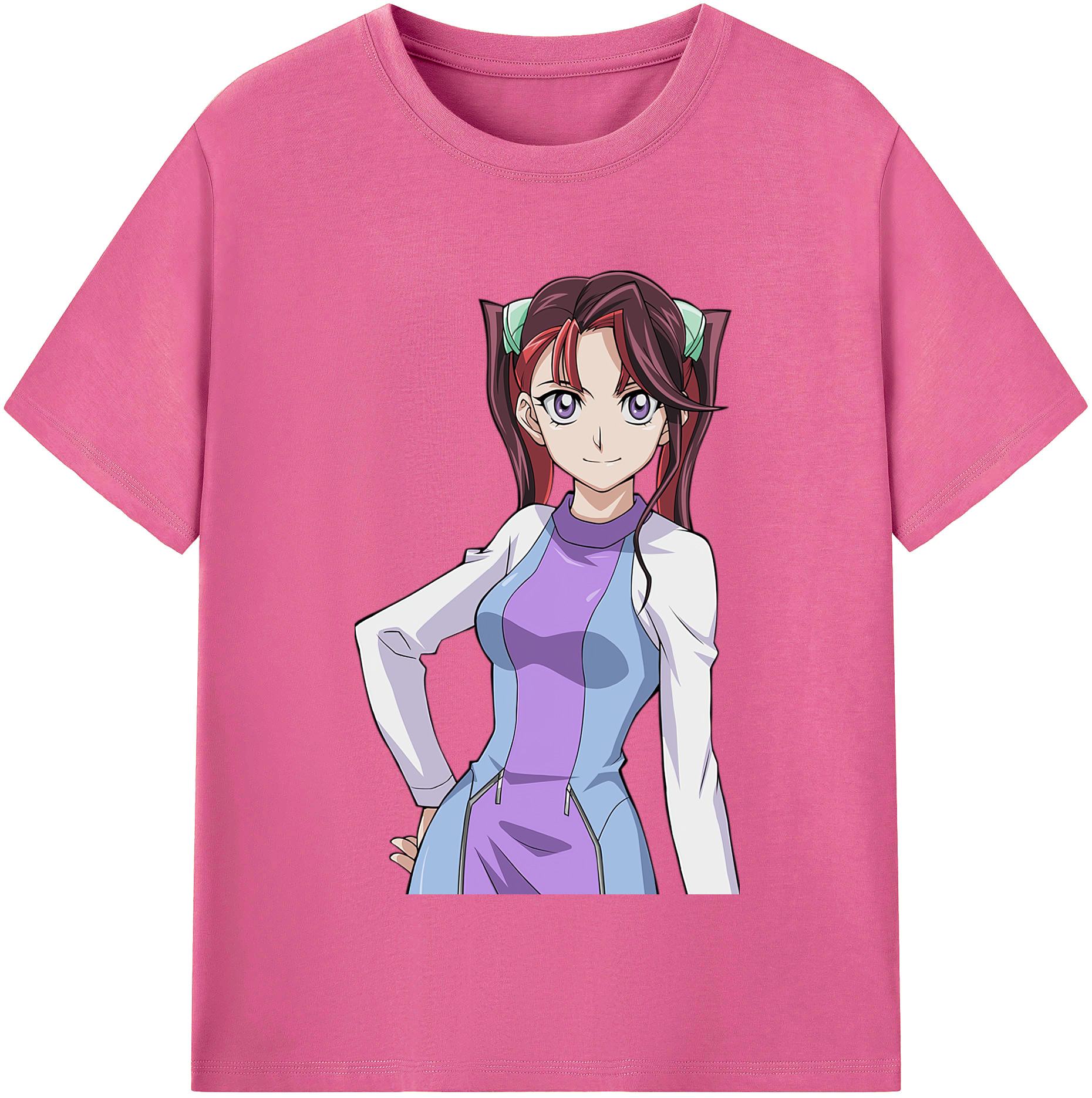 （画像用） 遊☆戯☆王 Yu-Gi-Oh! レディースカジュアルプリントTシャツ（綿100％）