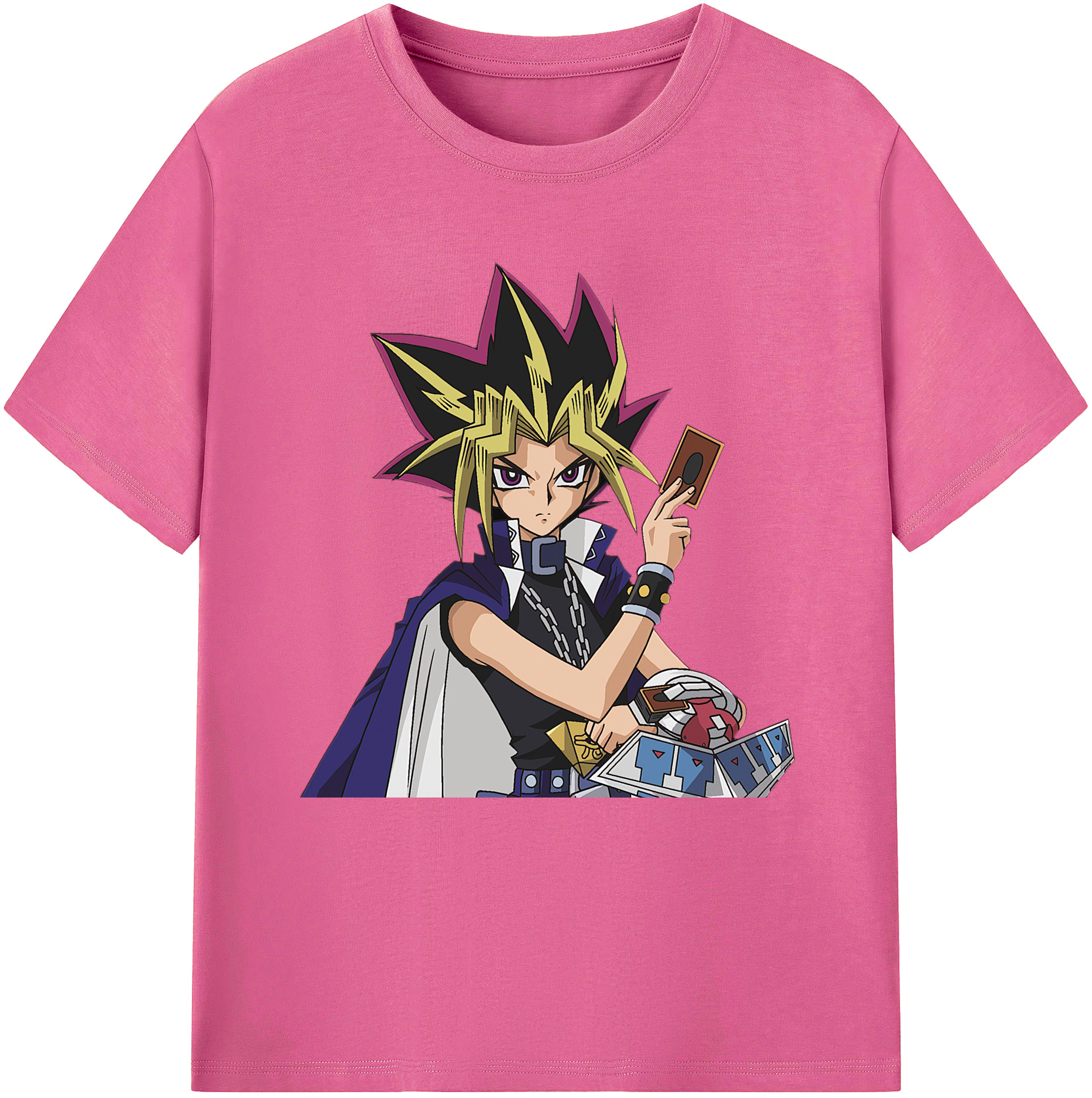 （画像用） 遊☆戯☆王 Yu-Gi-Oh! レディースカジュアルプリントTシャツ（綿100％）