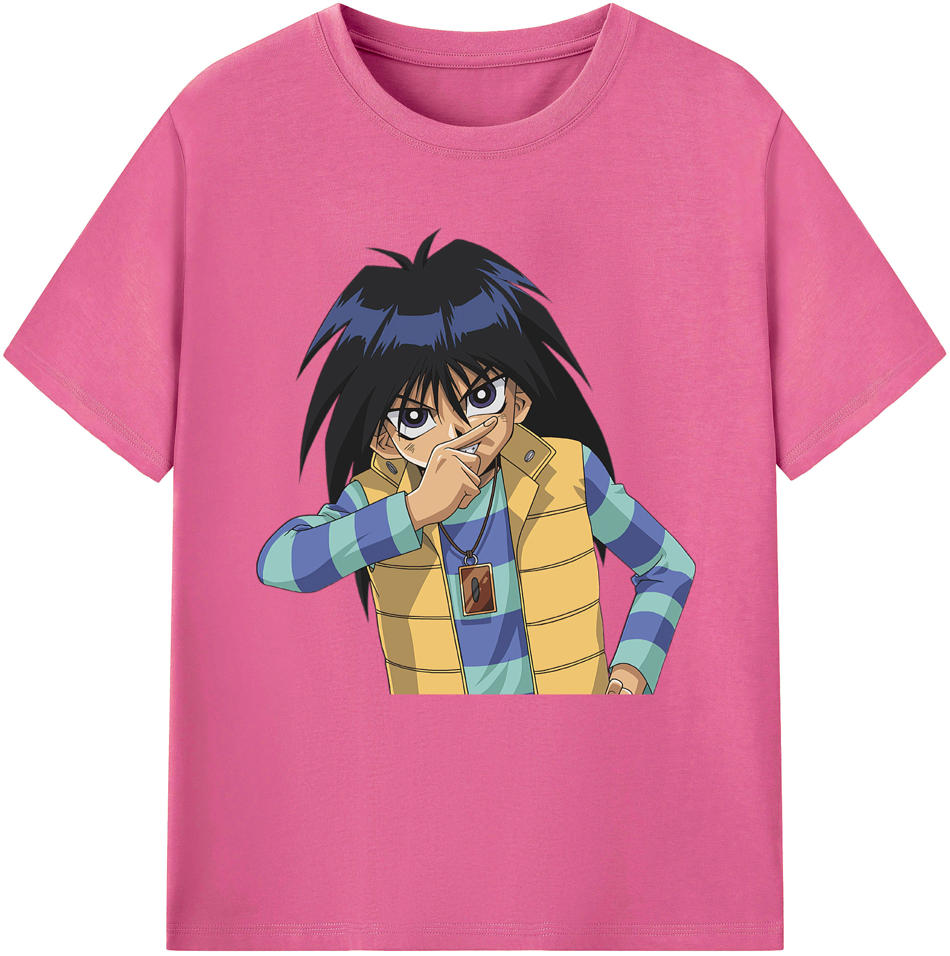 （画像用） 遊☆戯☆王 Yu-Gi-Oh! レディースカジュアルプリントTシャツ（綿100％）