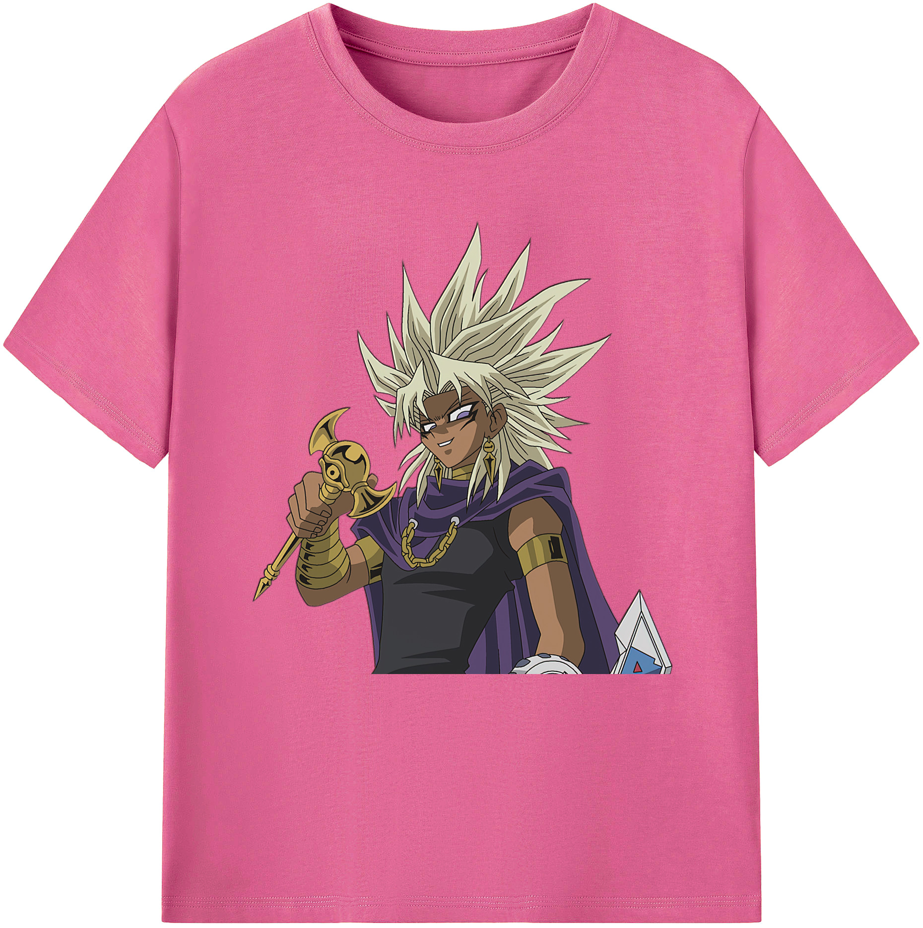 （画像用） 遊☆戯☆王 Yu-Gi-Oh! レディースカジュアルプリントTシャツ（綿100％）