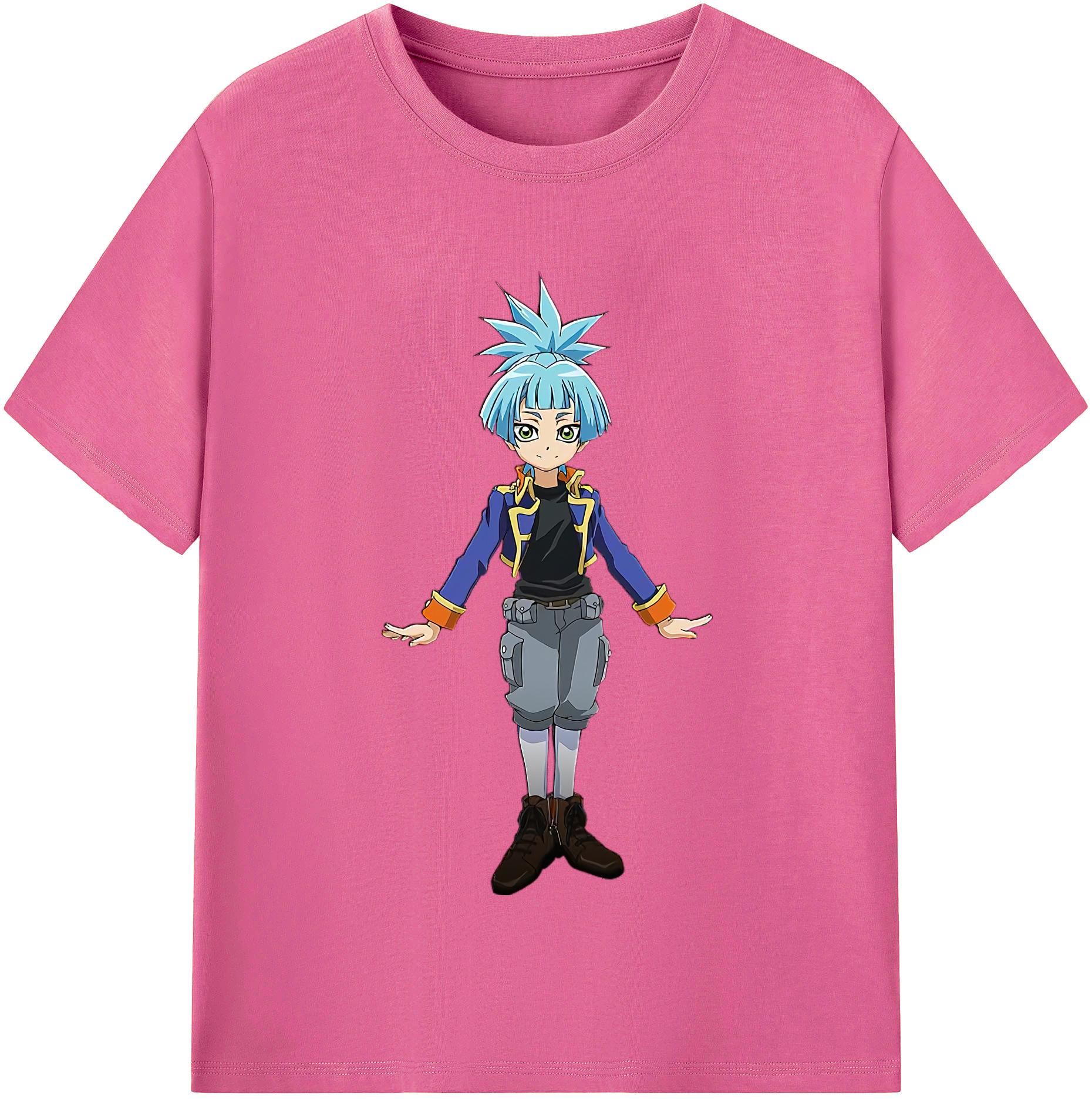 （画像用） 遊☆戯☆王 Yu-Gi-Oh! レディースカジュアルプリントTシャツ（綿100％）